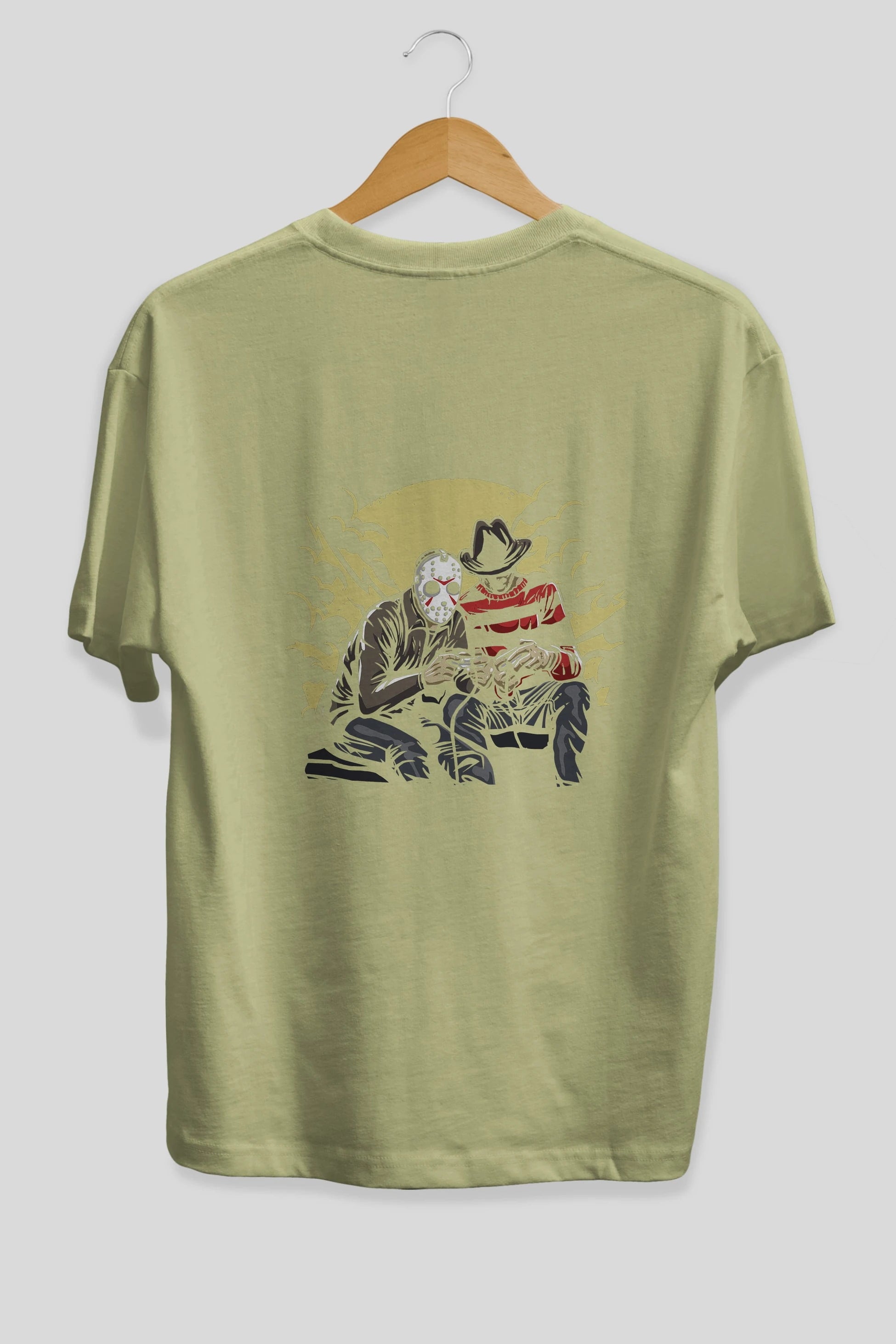 Dark Gamers Arka Baskılı Oversize t-shirt Erkek Kadın Unisex %100 Pamuk