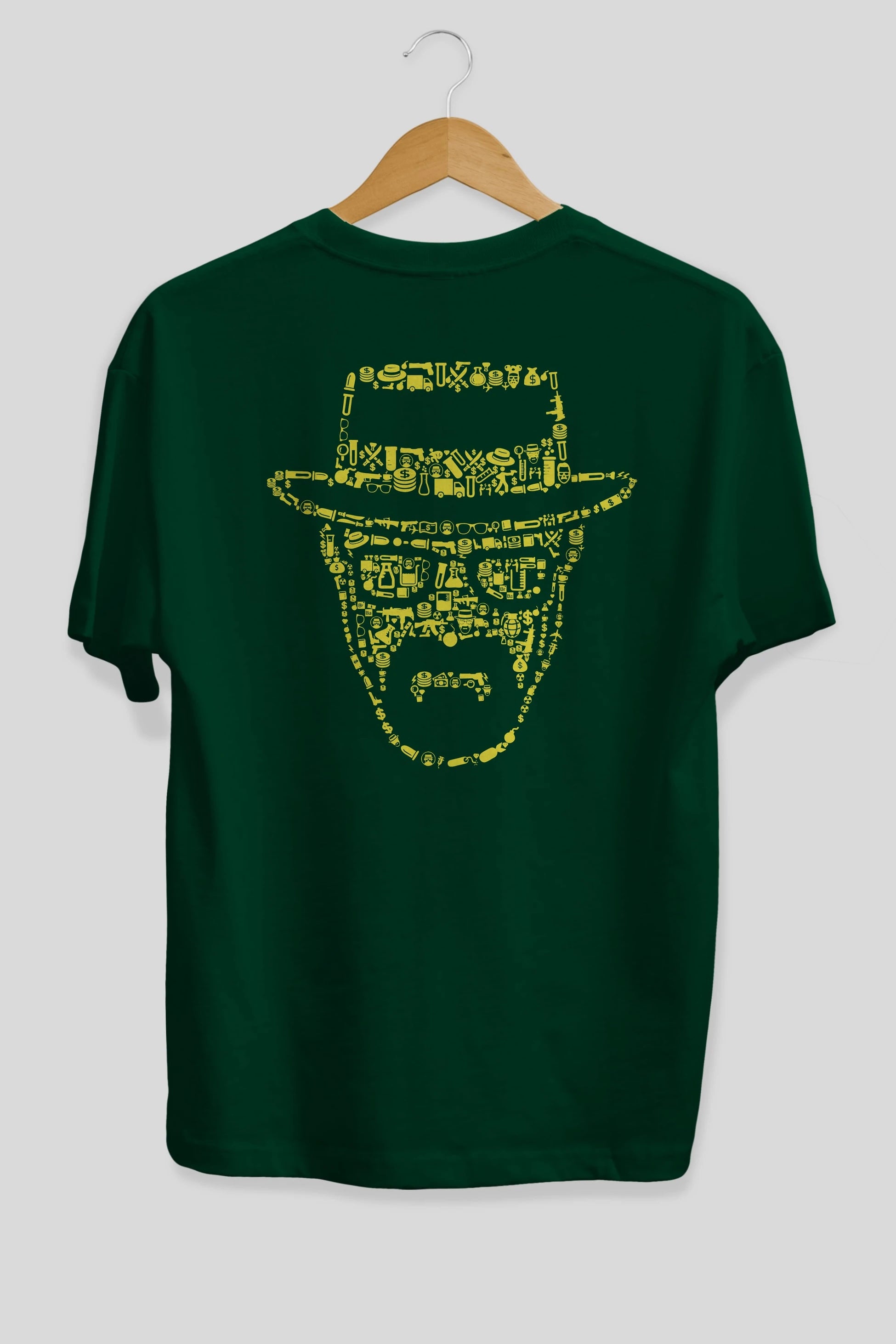 The Chronicle Arka Baskılı Oversize t-shirt %100 pamuk Erkek Kadın Unisex
