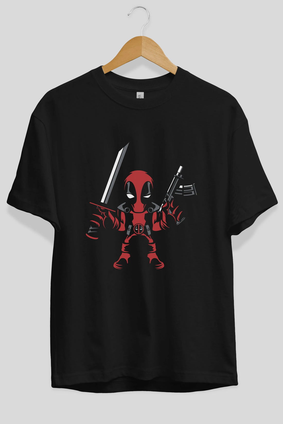Deadpool (11) Ön Baskılı Oversize t-shirt Erkek Kadın Unisex %100 Pamuk Bisiklet Yaka tişort
