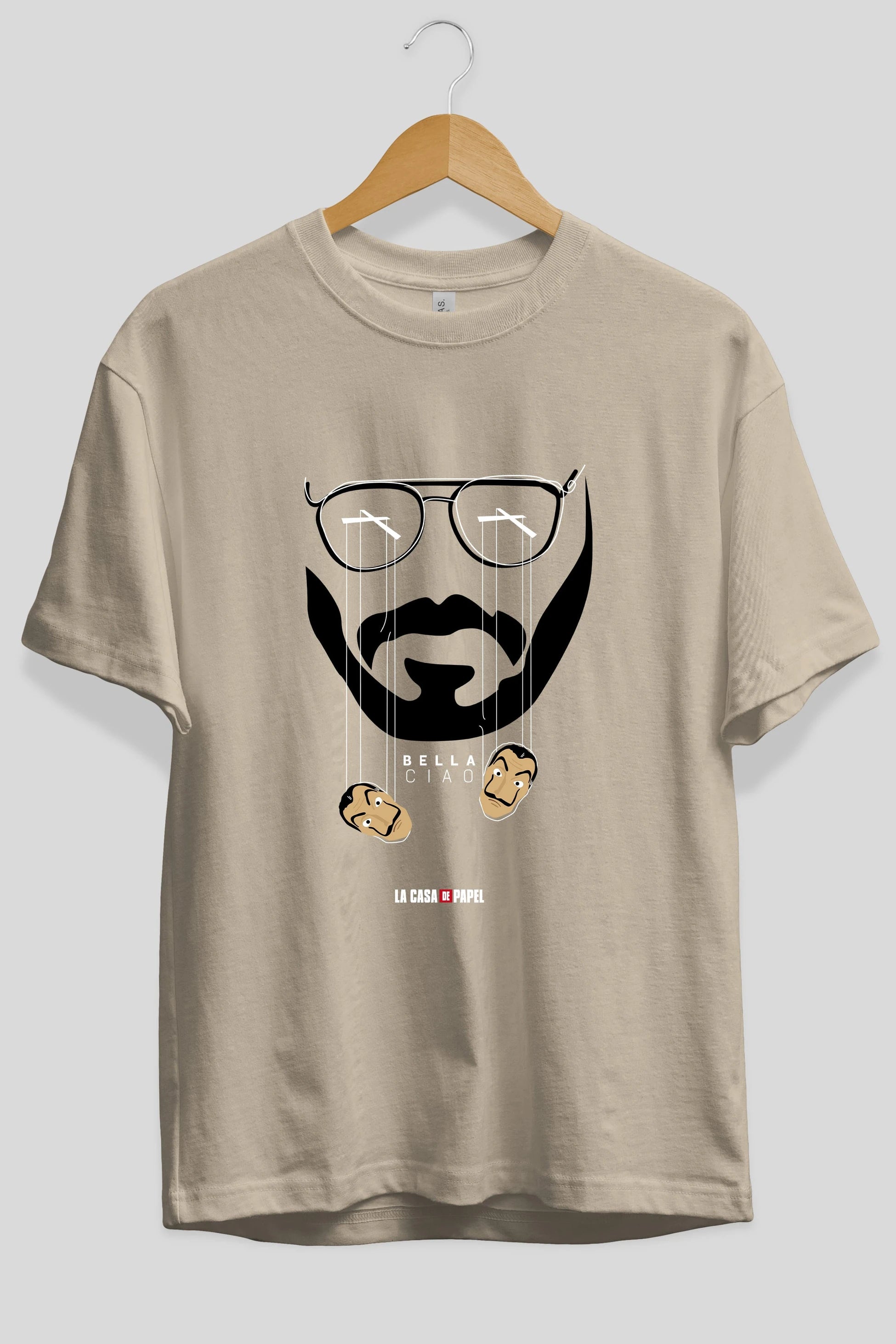 La Casa De Papel (11) Ön Baskılı Oversize t-shirt Erkek Kadın Unisex %100 Pamuk Bisiklet Yaka tişort