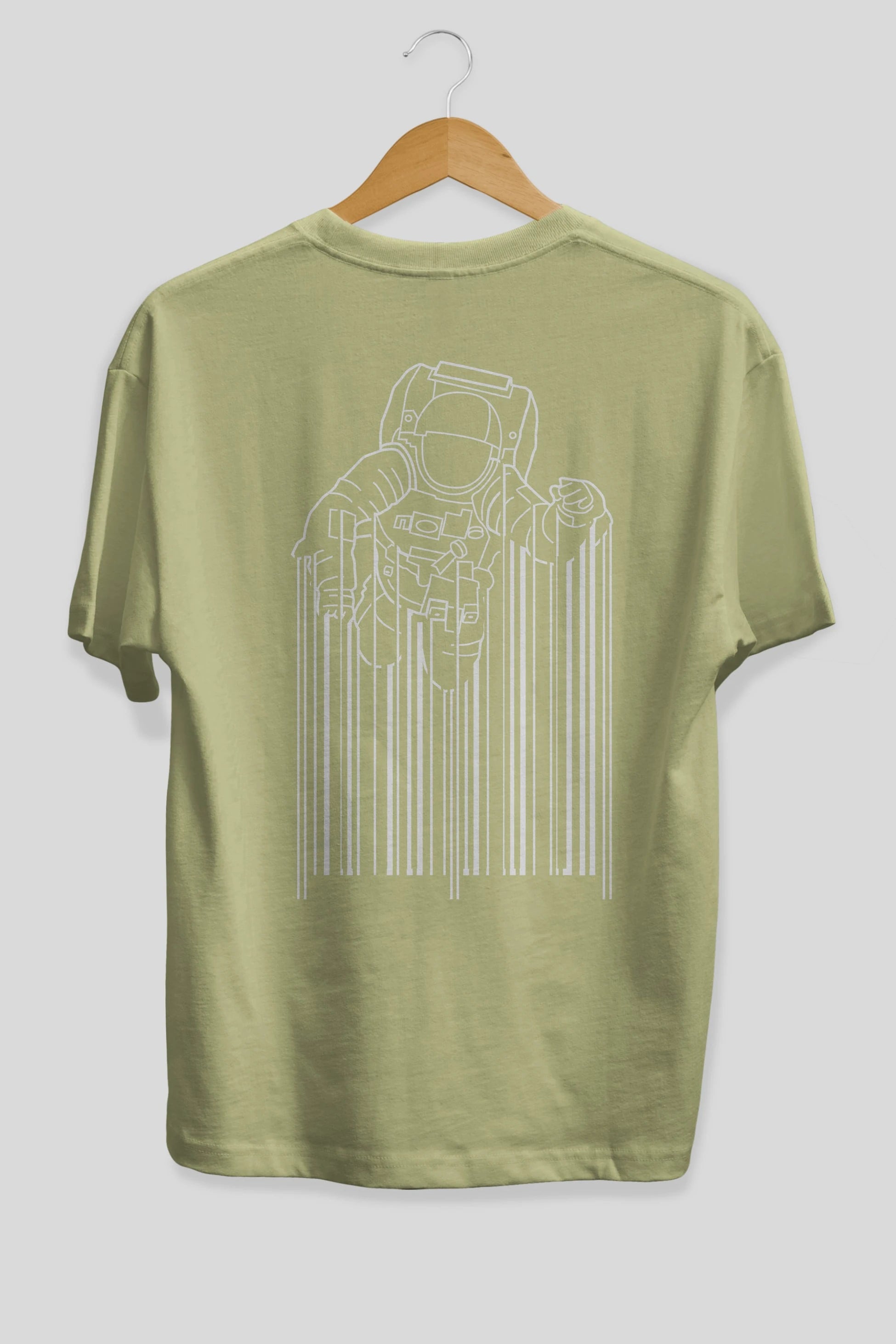 Astrocode Arka Baskılı Oversize t-shirt %100 pamuk Erkek Kadın Unisex