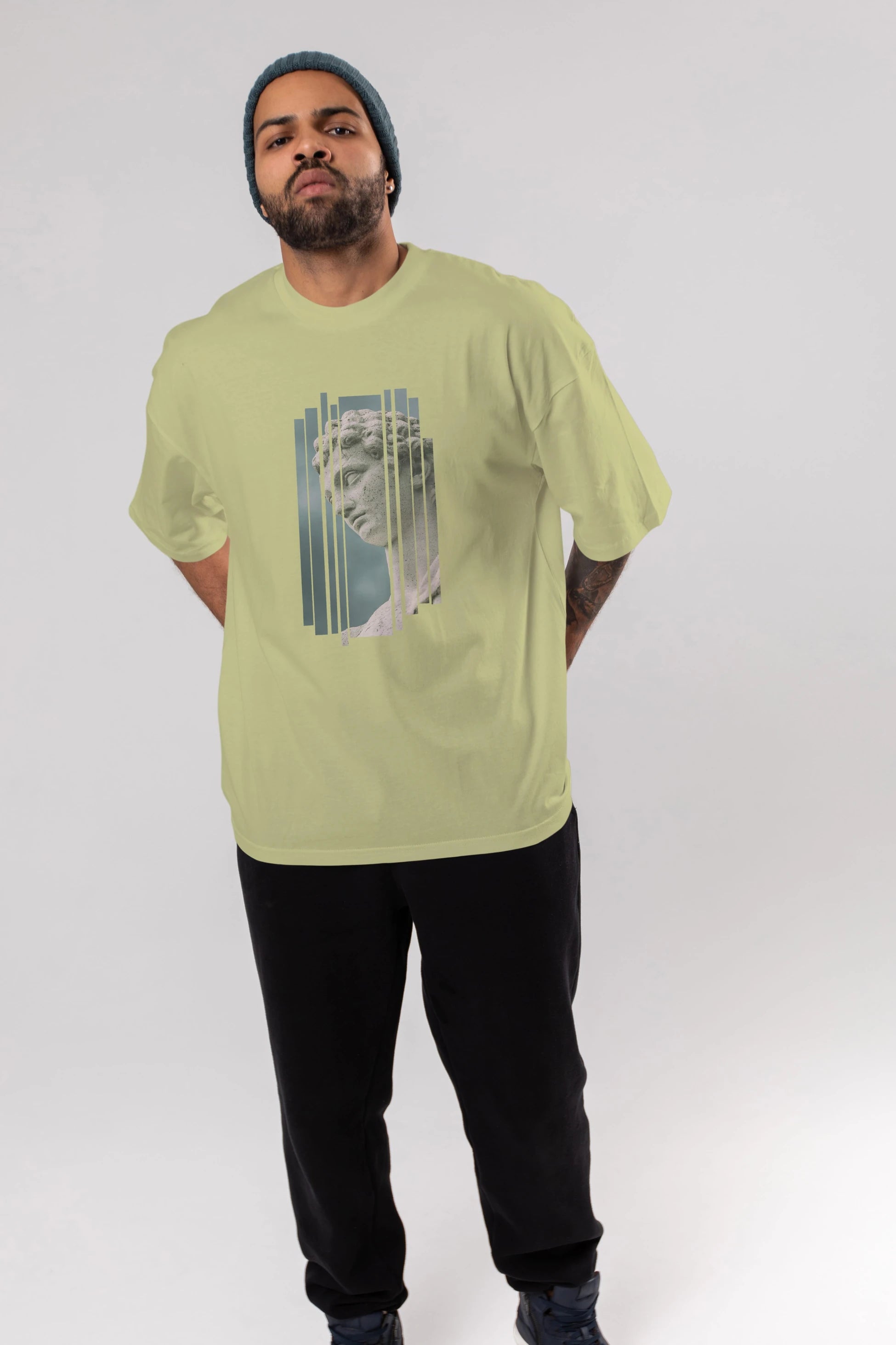 Aesthetic Sculpture Art Ön Baskılı Oversize t-shirt Erkek Kadın Unisex