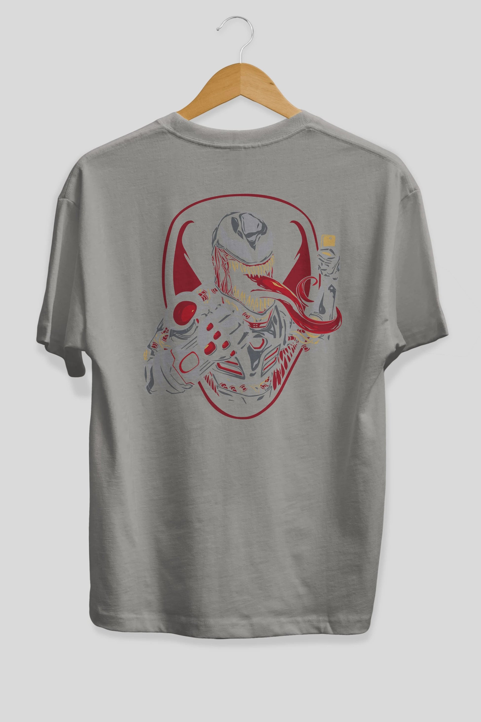 Venom (17) Arka Baskılı Oversize t-shirt Erkek Kadın Unisex %100 Pamuk Bisiklet Yaka tişort