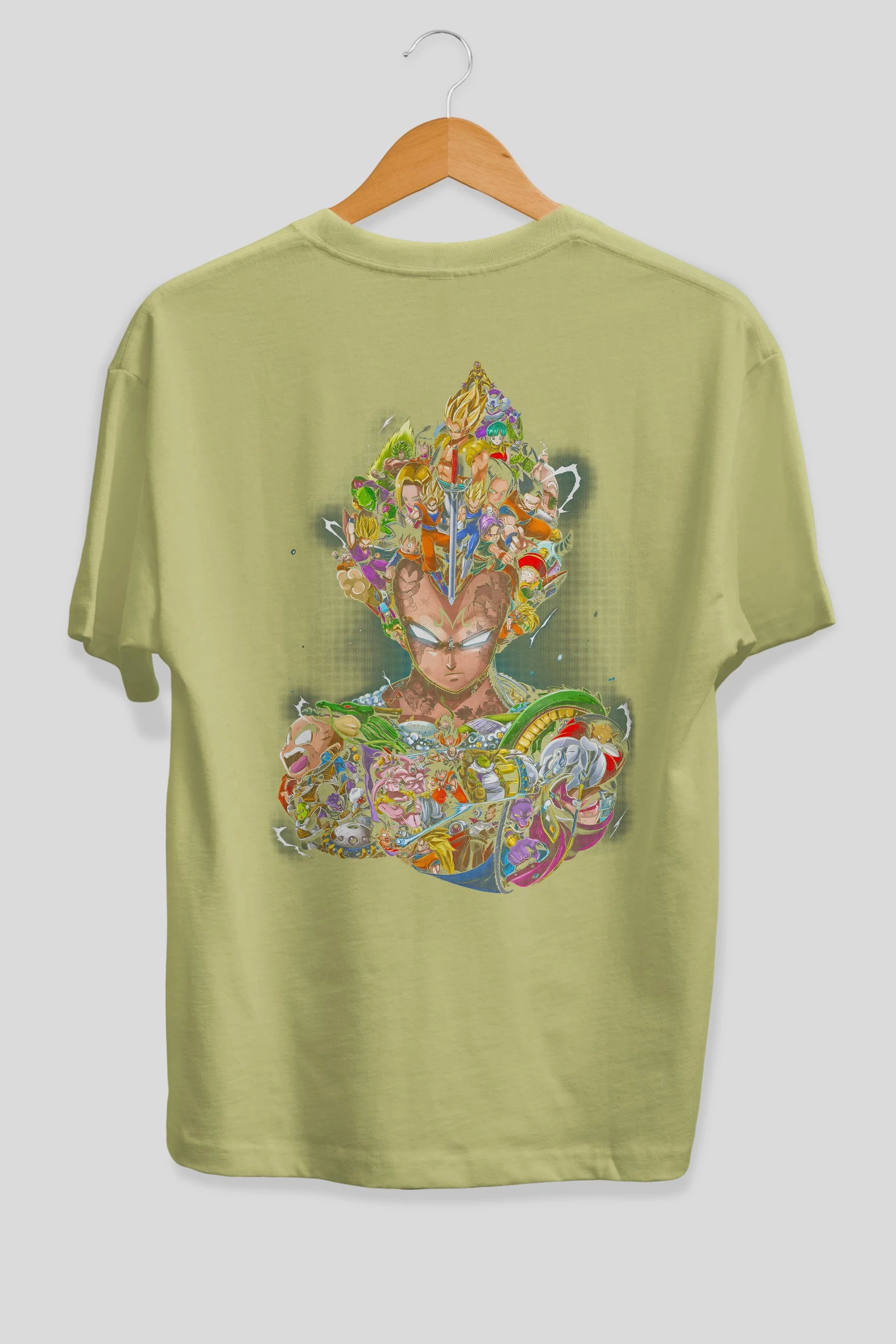 DRAGON BALL ART (3) Anime Arka Baskılı Oversize t-shirt Erkek Kadın Unisex