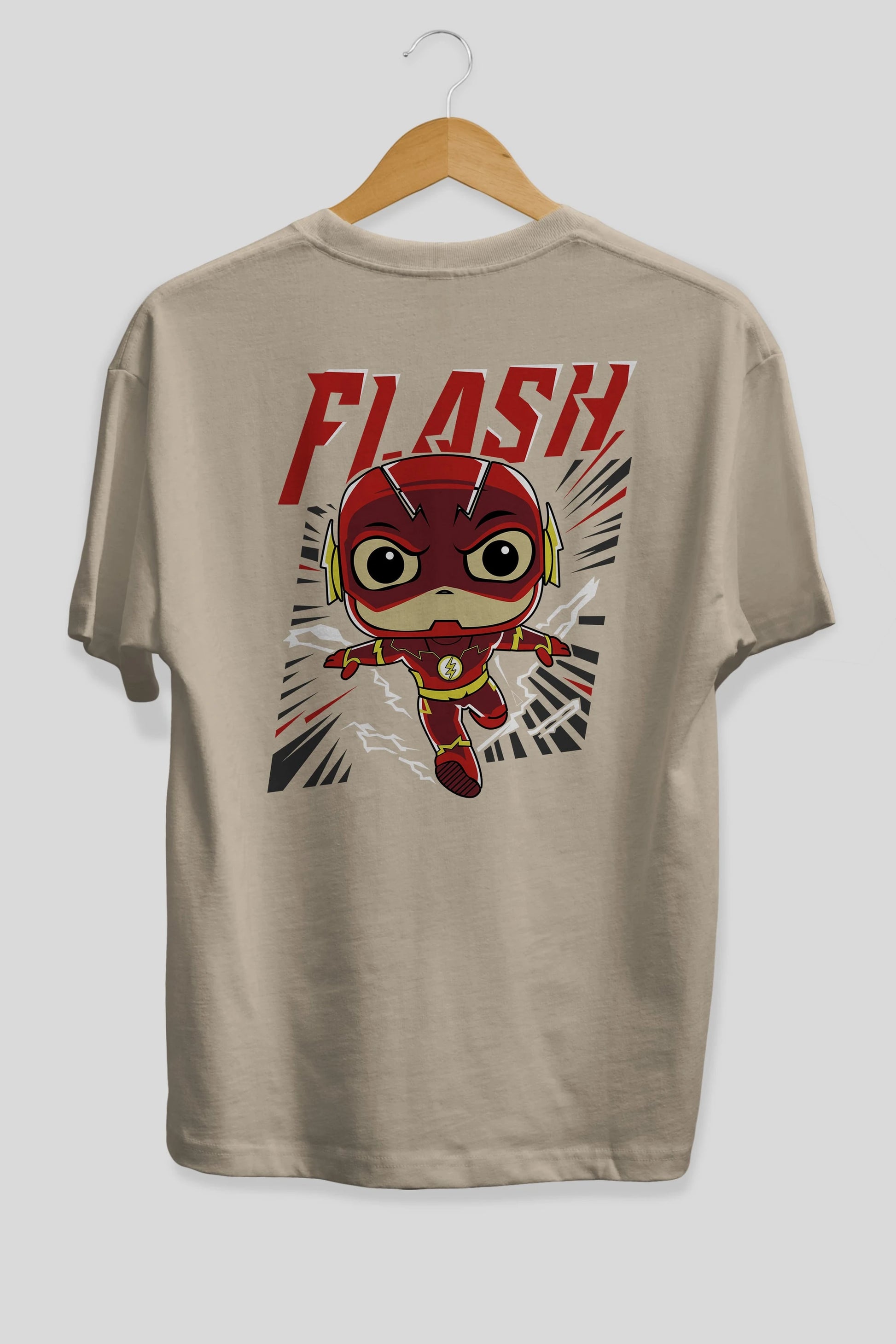 Flash Avengers (4) Arka Baskılı Oversize t-shirt Erkek Kadın Unisex %100 Pamuk Bisiklet Yaka tişort