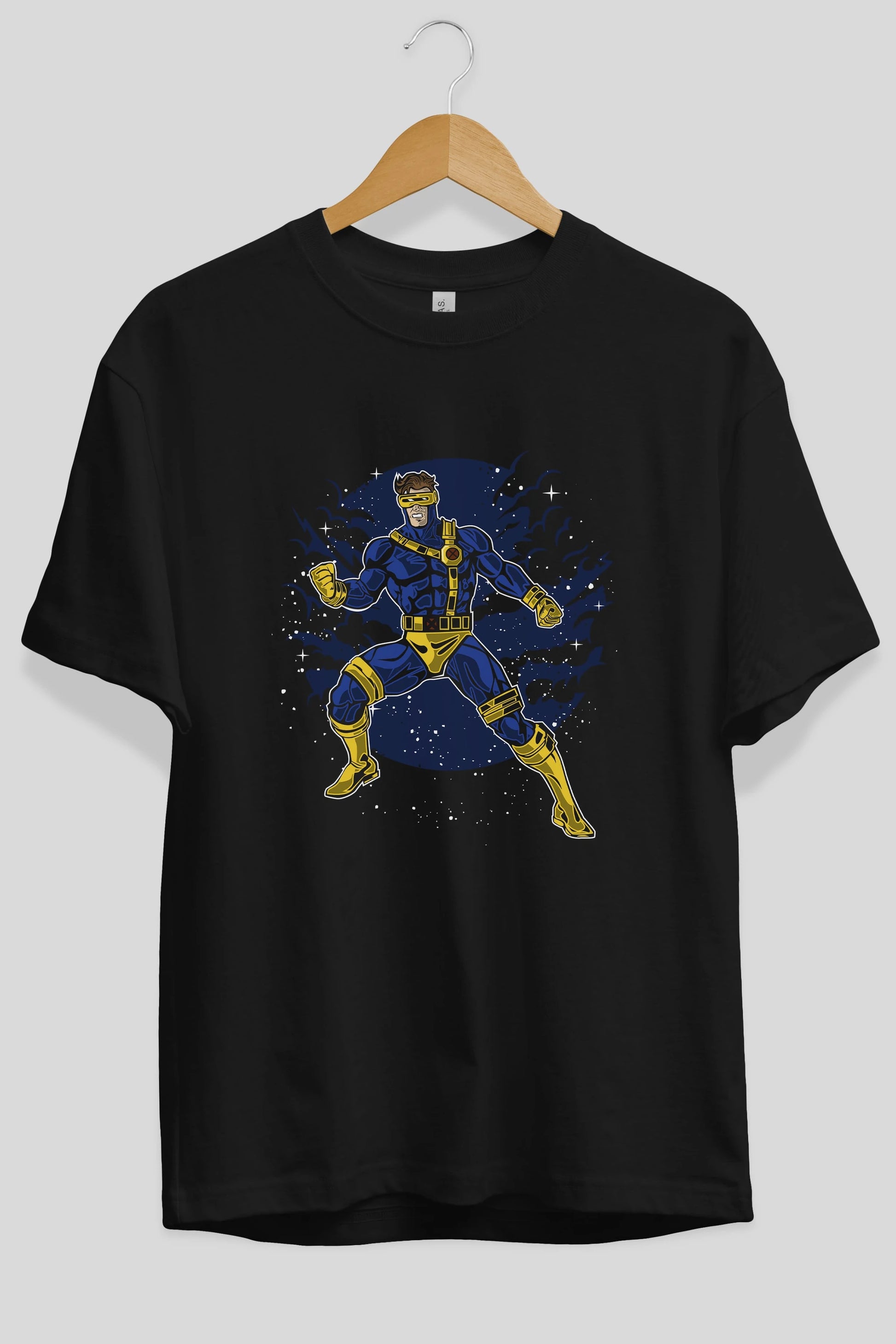 CYCLOPS Ön Baskılı Oversize t-shirt Erkek Kadın Unisex %100 Pamuk tişort