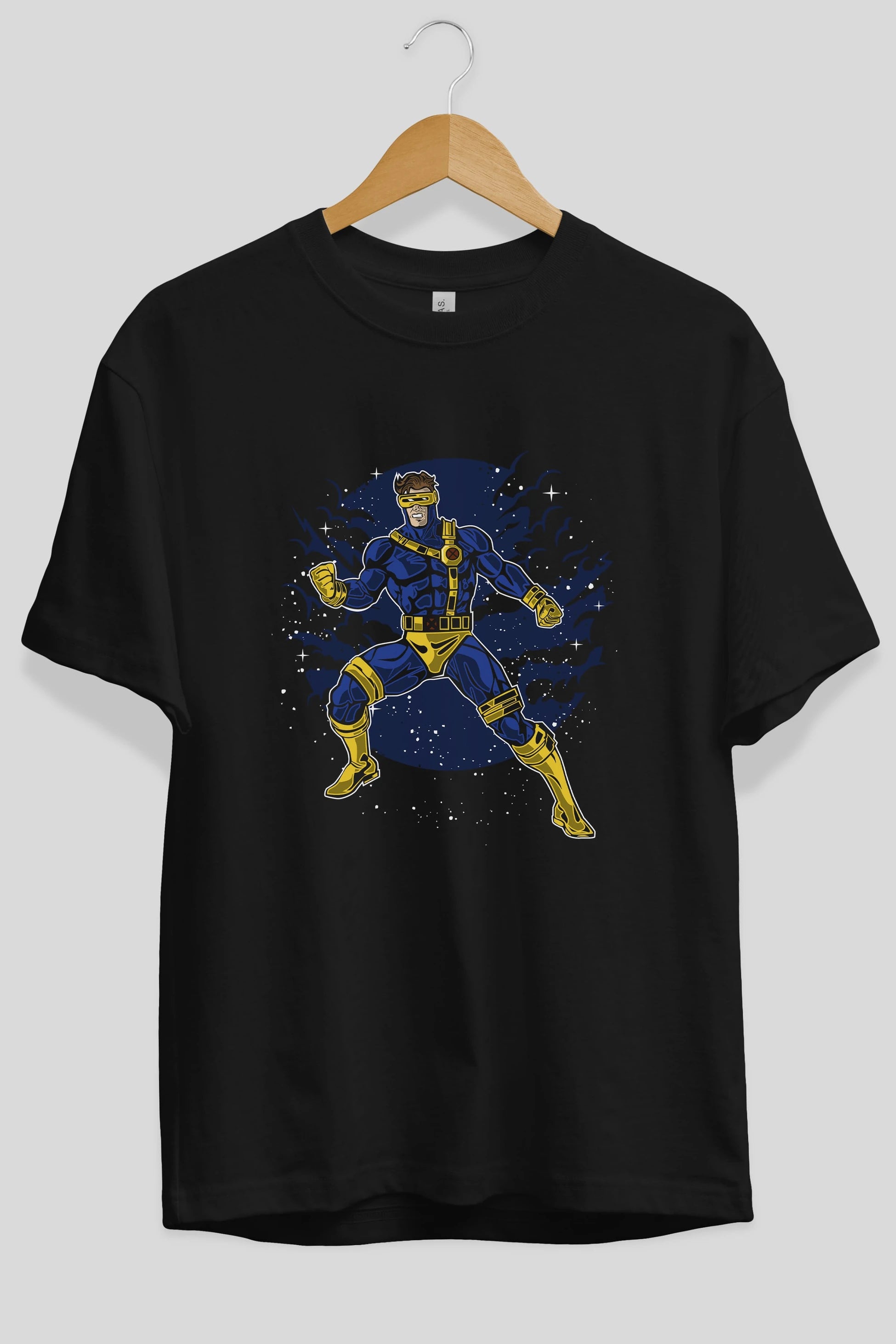 CYCLOPS Ön Baskılı Oversize t-shirt Erkek Kadın Unisex %100 Pamuk tişort