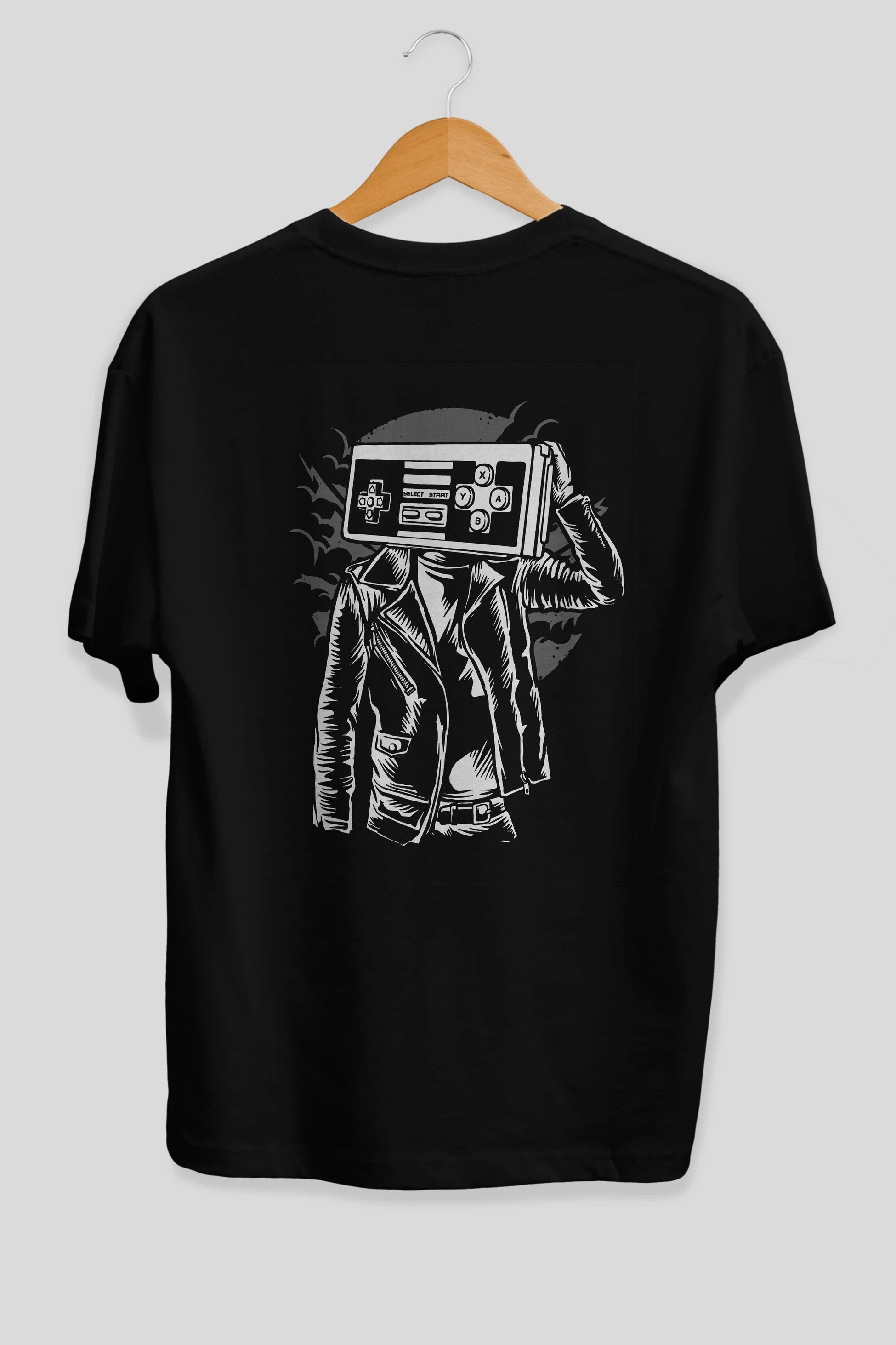 Street Gamers Arka Baskılı Oversize t-shirt Erkek Kadın Unisex %100 Pamuk