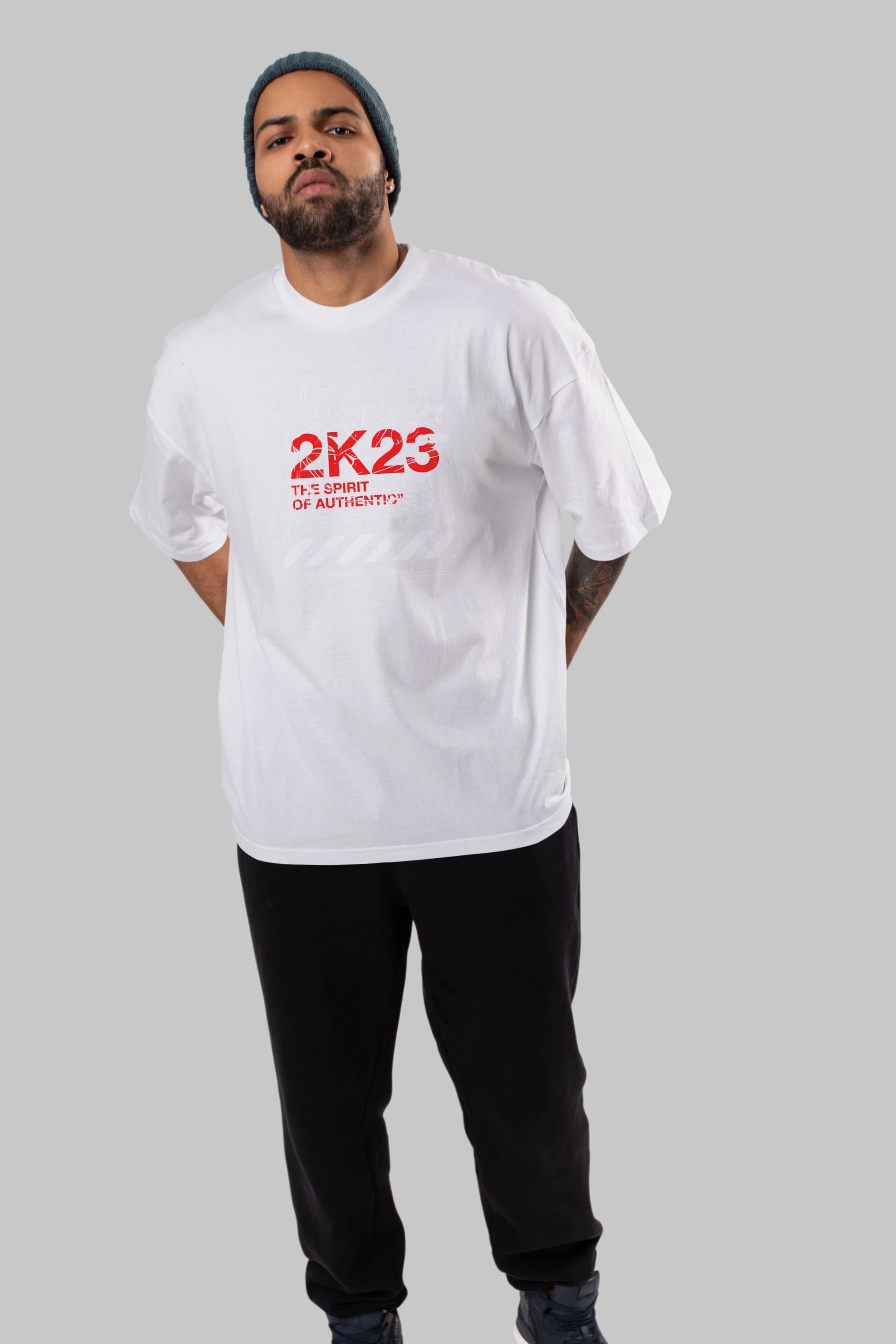 The Spirit Ön Baskılı Oversize t-shirt Erkek Kadın Unisex