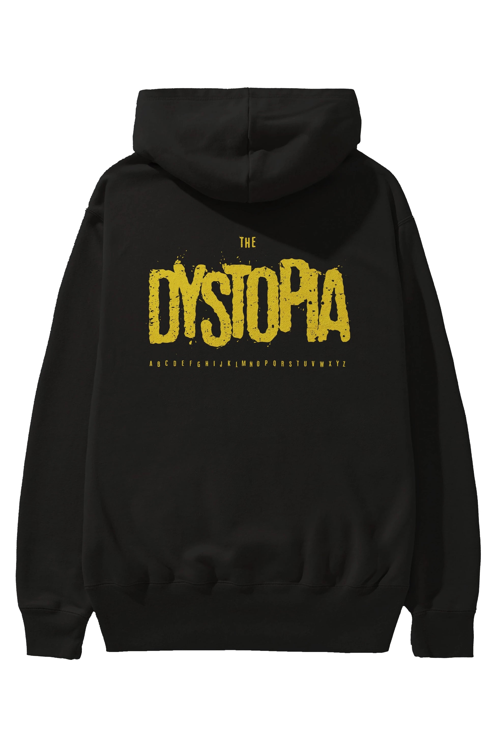 The Dystopia Arka Baskılı Hoodie Oversize Kapüşonlu Sweatshirt Erkek Kadın Unisex