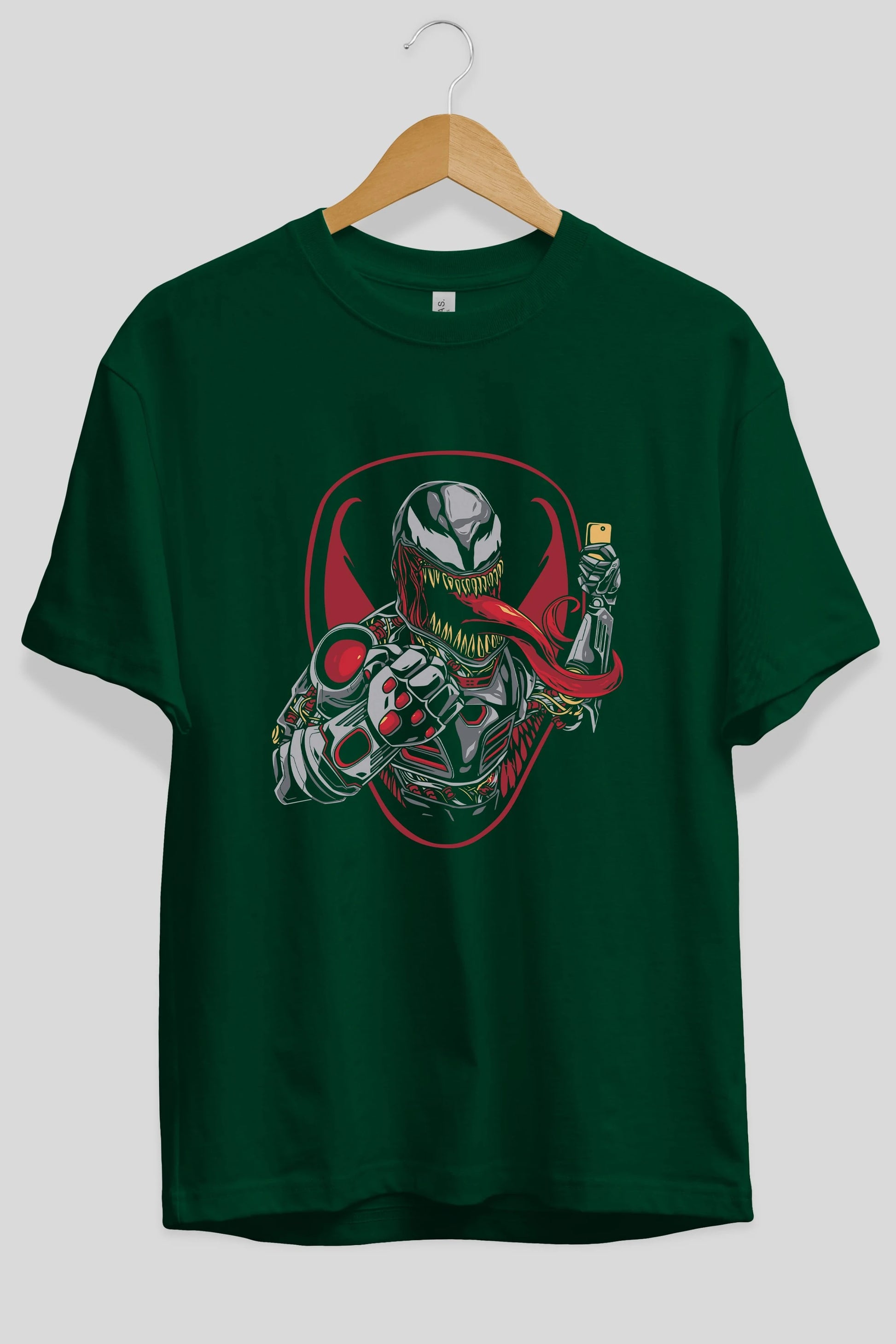 Venom (17) Ön Baskılı Oversize t-shirt Erkek Kadın Unisex %100 Pamuk Bisiklet Yaka tişort