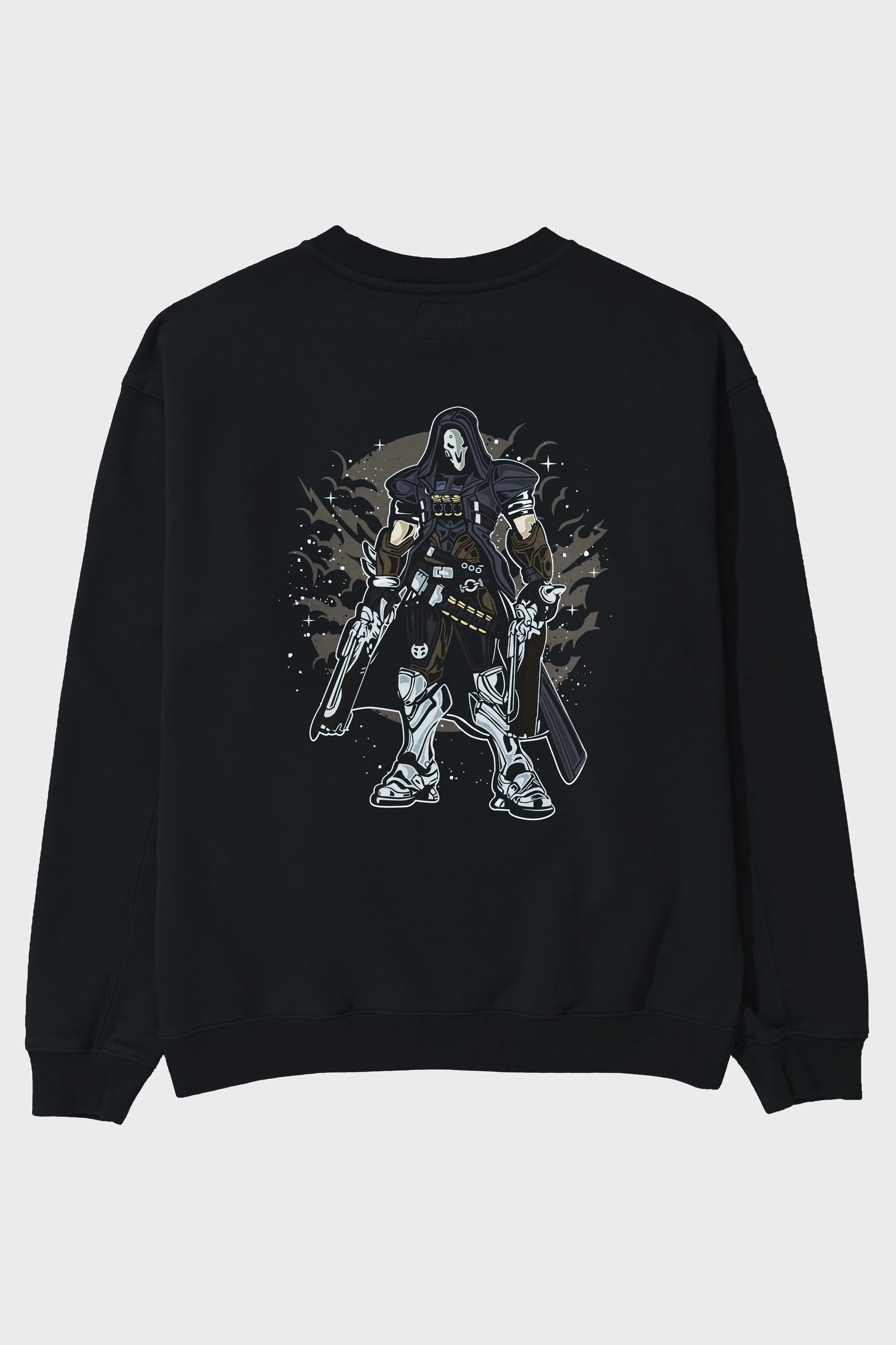 REAPER Arka Baskılı Oversize Sweatshirt Erkek Kadın Unisex