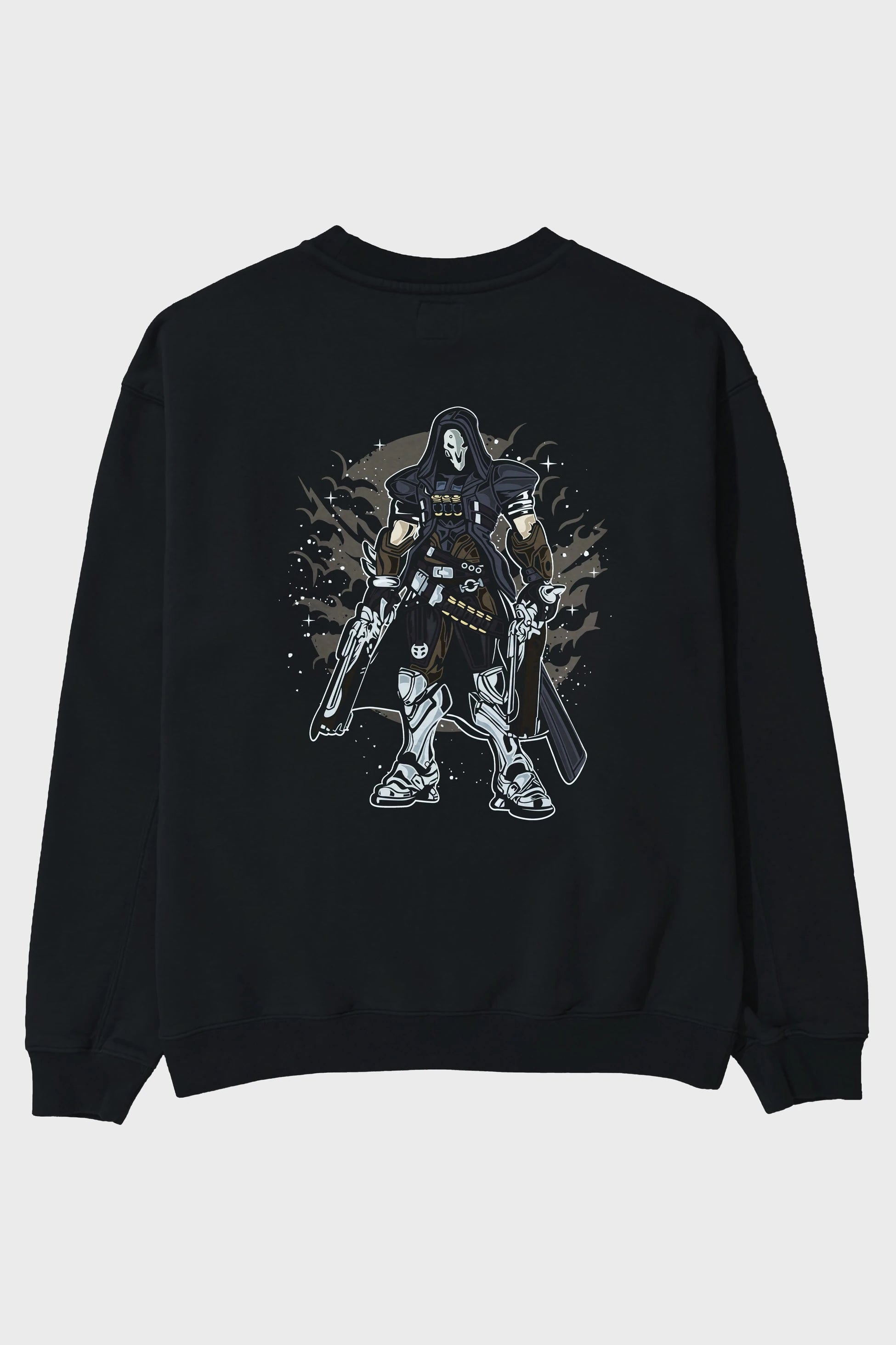 REAPER Arka Baskılı Oversize Sweatshirt Erkek Kadın Unisex