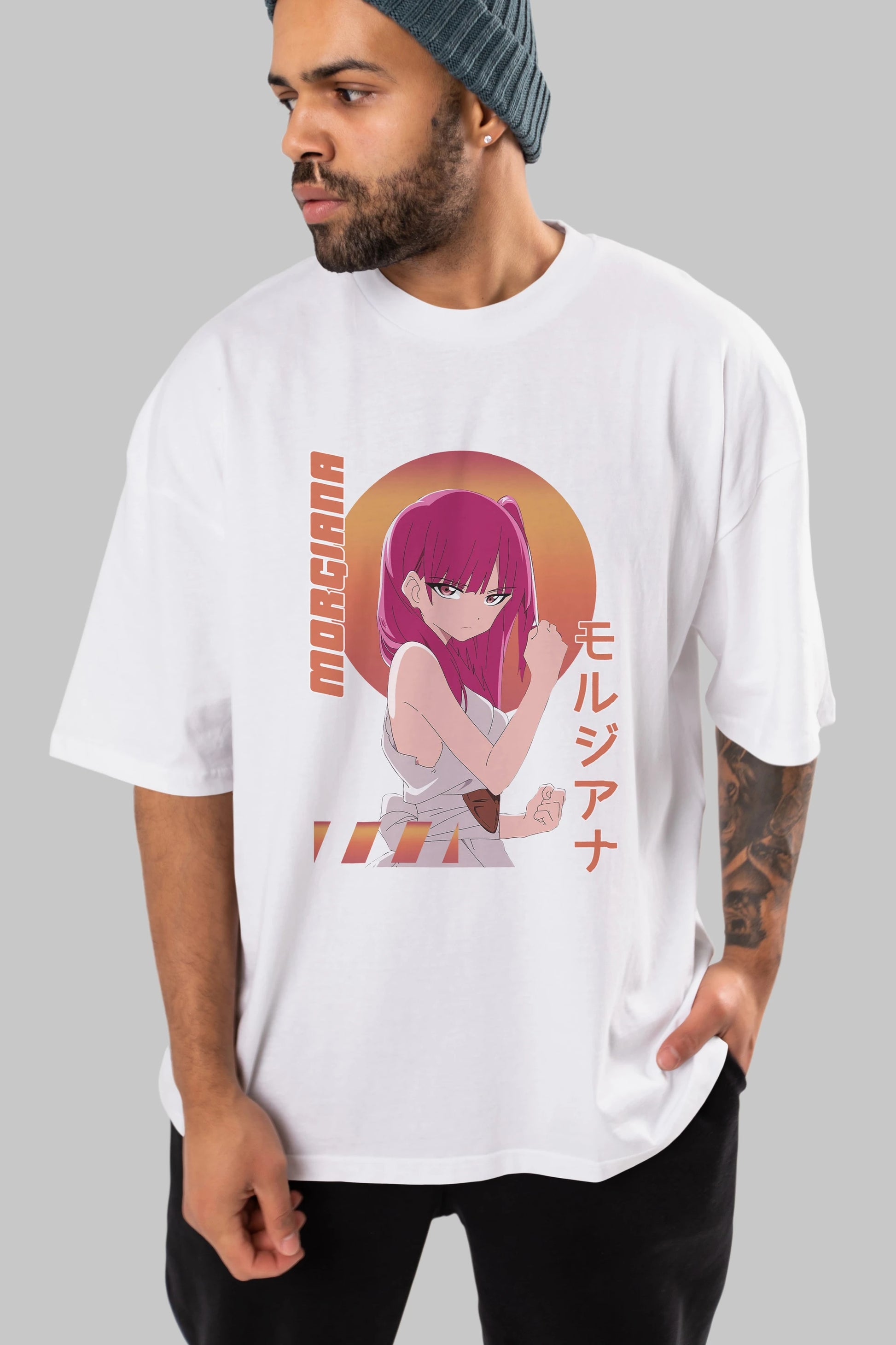 Morgiana 5 Anime Ön Baskılı Oversize t-shirt %100 pamuk Erkek Kadın Unisex