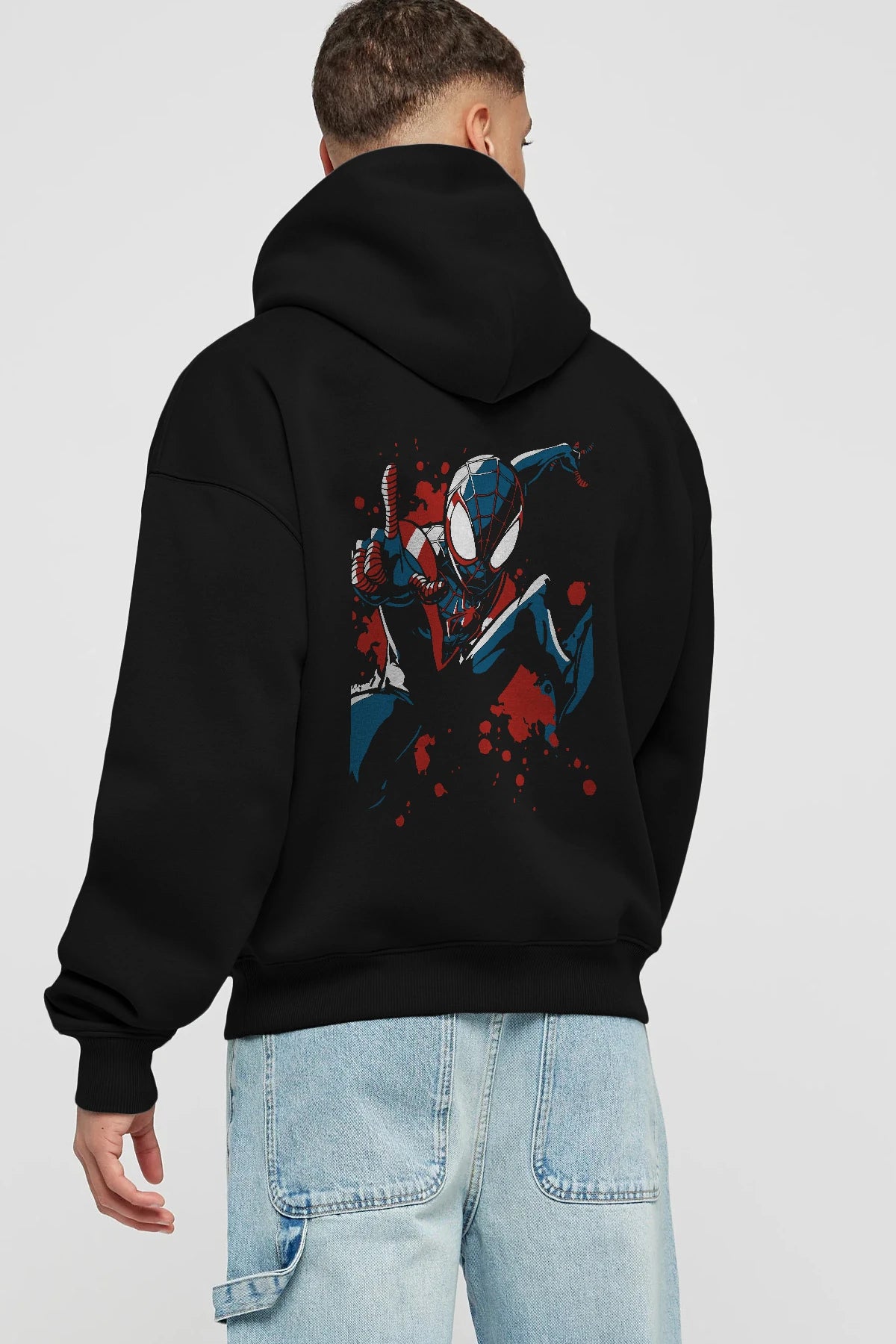 Venom (21) Arka Baskılı Hoodie Oversize Kapüşonlu Sweatshirt Erkek Kadın Unisex