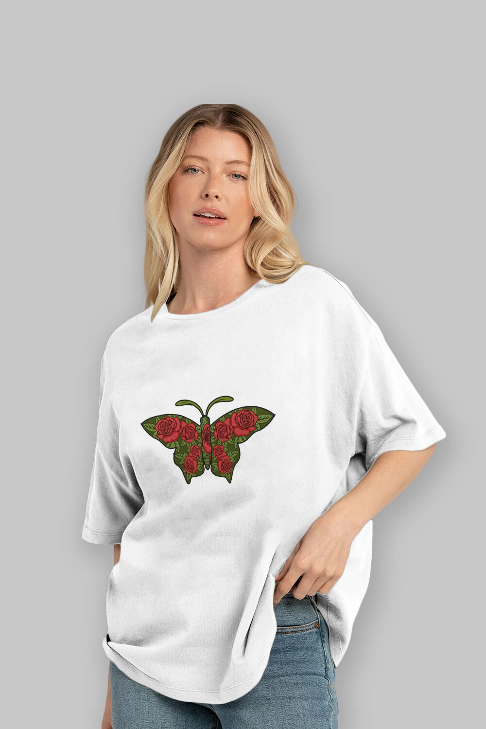 Happiness Streetwear Ön Baskılı Oversize t-shirt Erkek Kadın Unisex