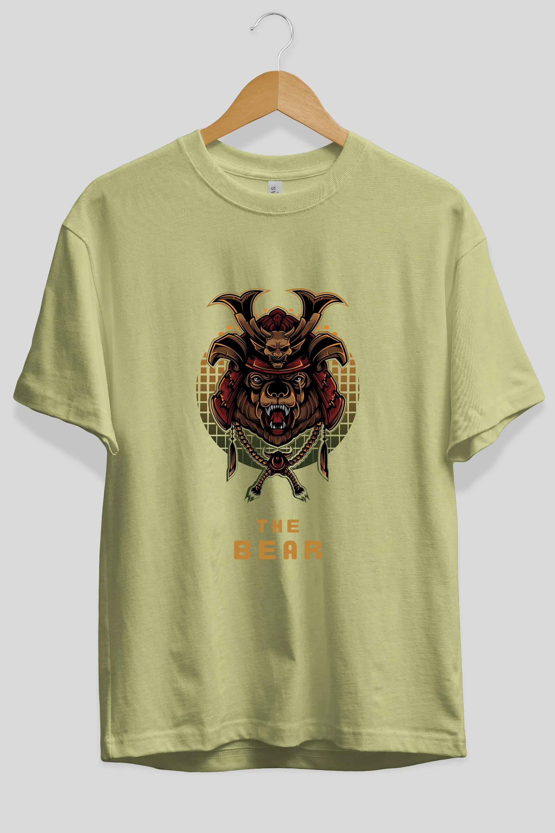 The Bear 2 Ön Baskılı Oversize t-shirt Erkek Kadın Unisex