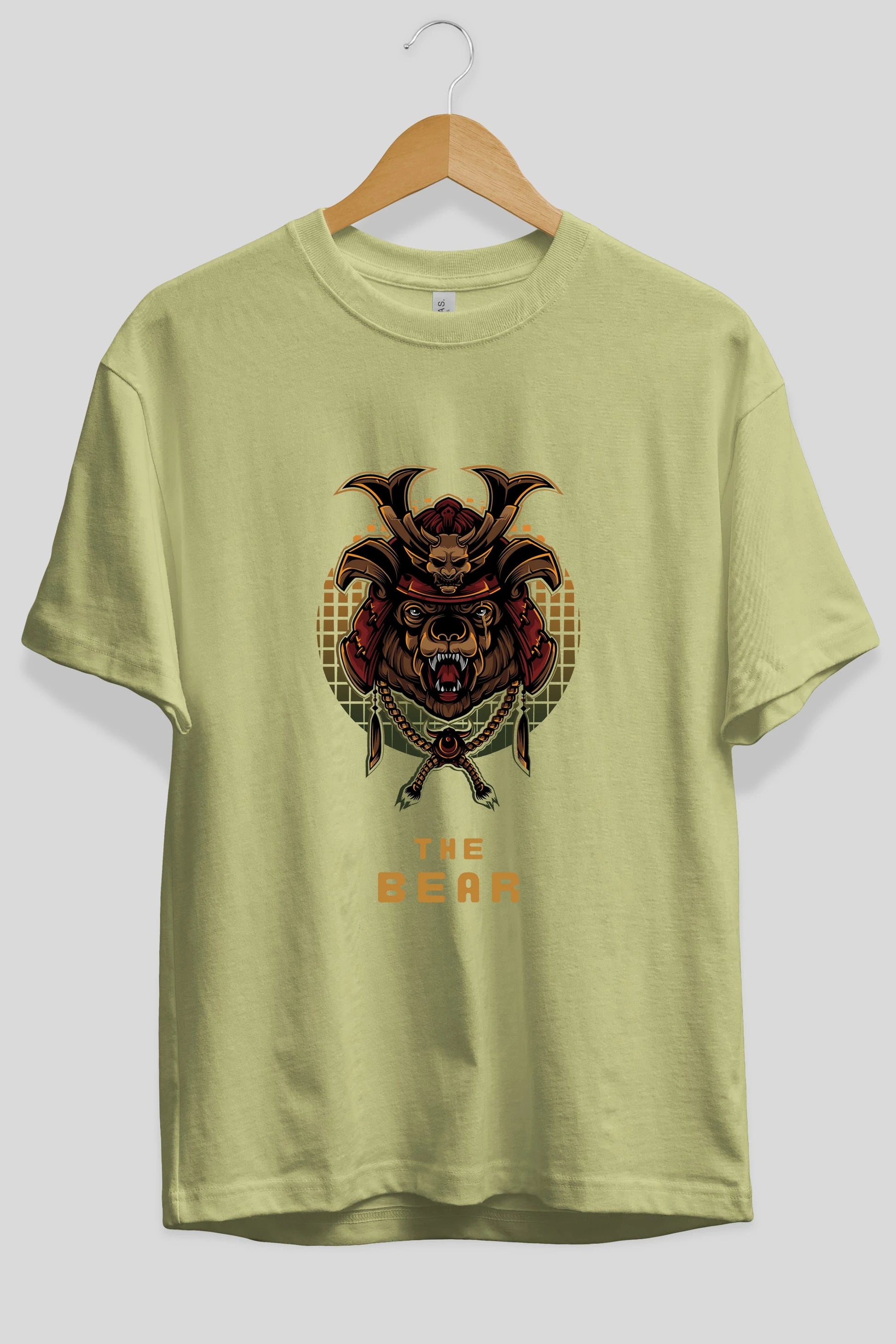 The Bear 2 Ön Baskılı Oversize t-shirt Erkek Kadın Unisex