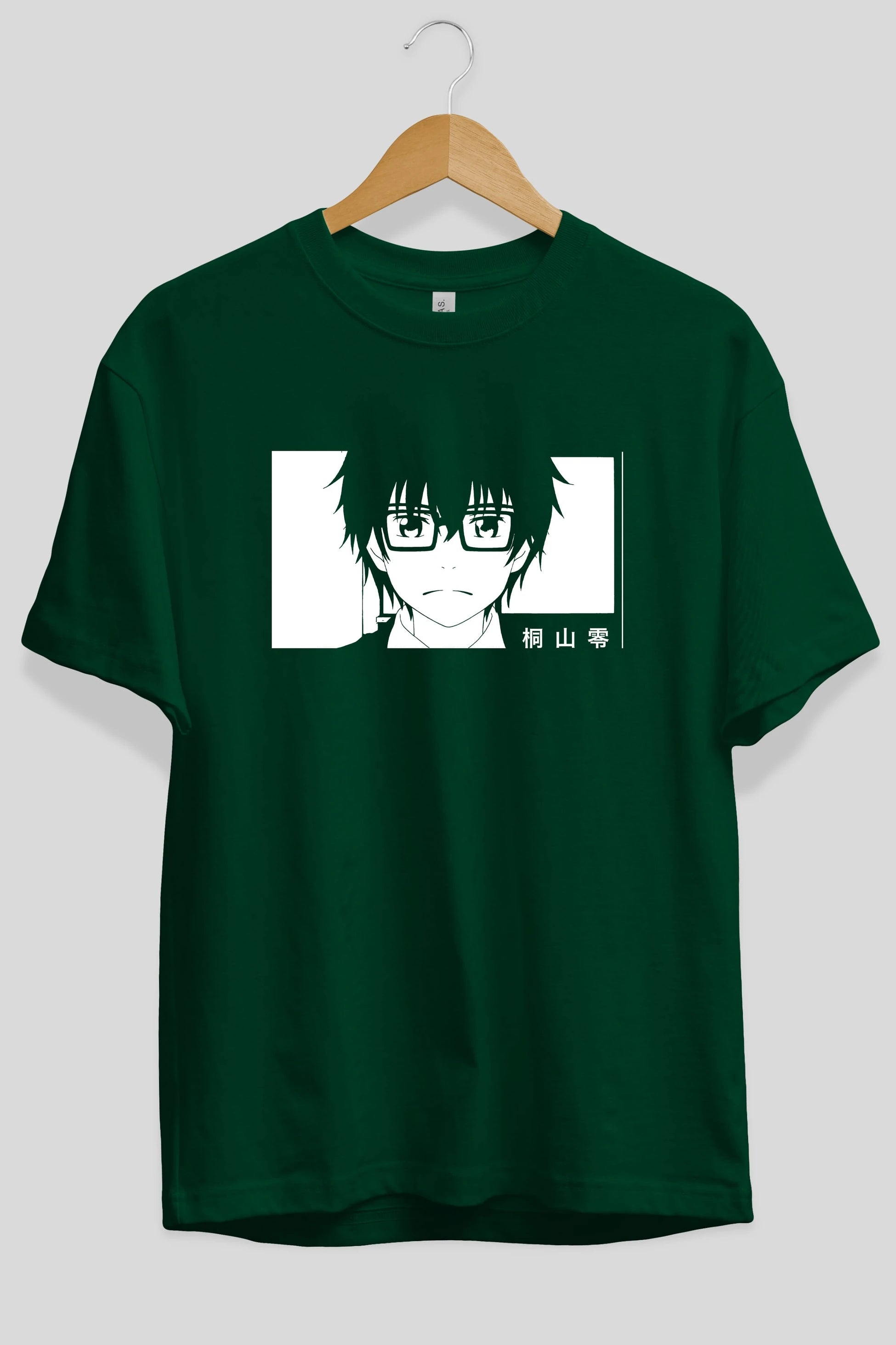 Rei Kiriyama 3 Anime Ön Baskılı Oversize t-shirt %100 pamuk Erkek Kadın Unisex