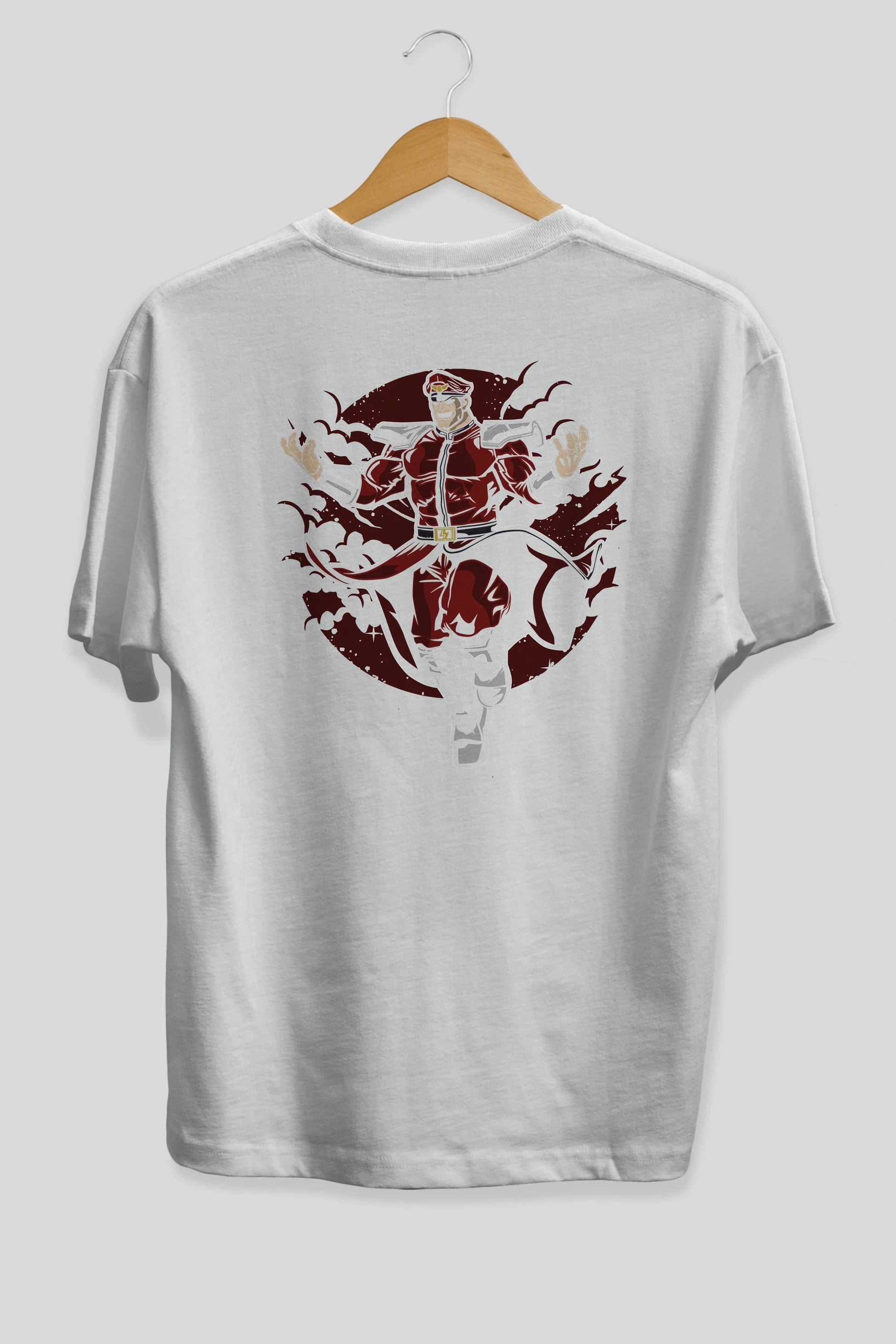 M BISON Arka Baskılı Oversize t-shirt Erkek Kadın Unisex %100 Pamuk