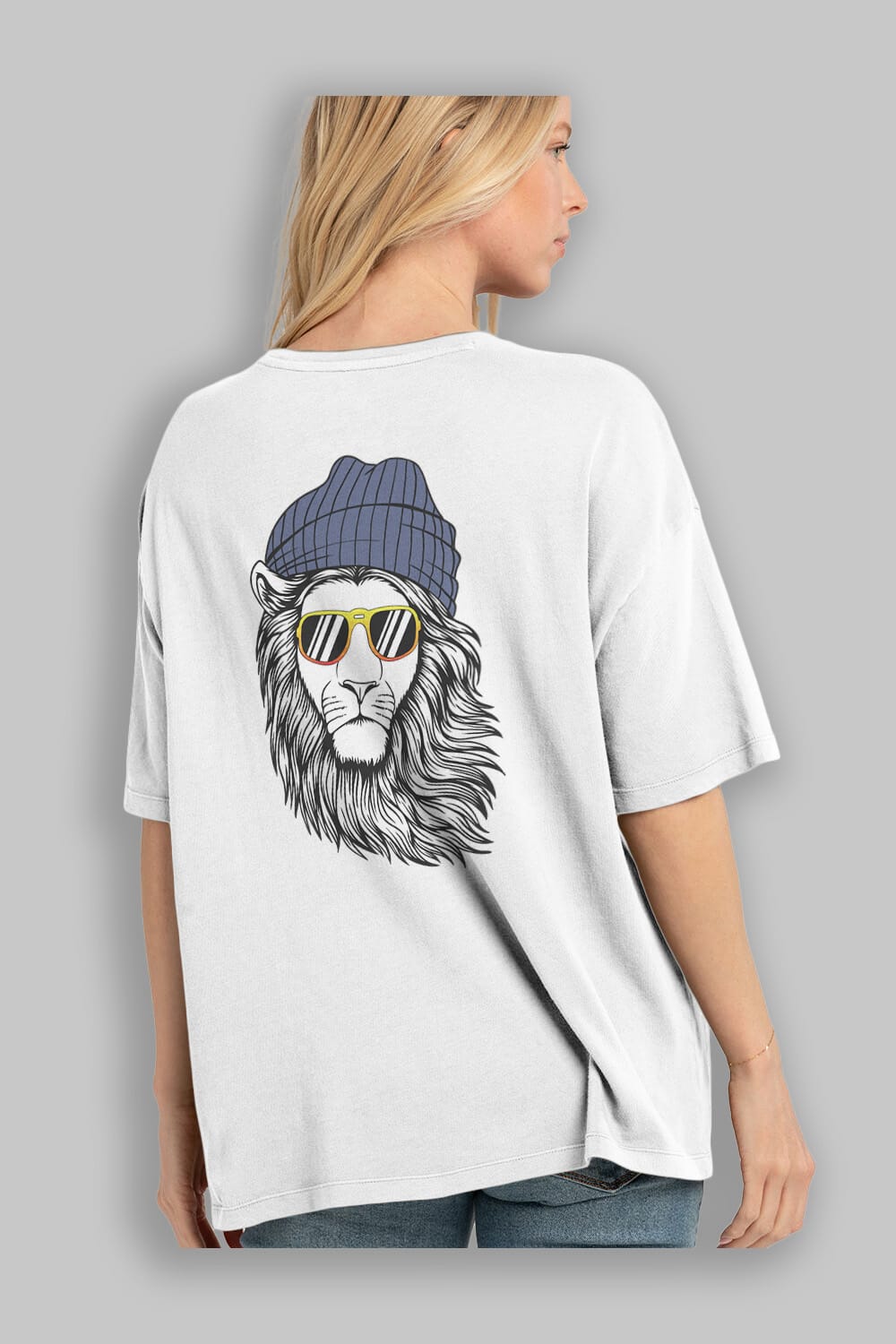 Be Brave Arka Baskılı Oversize t-shirt Erkek Kadın Unisex