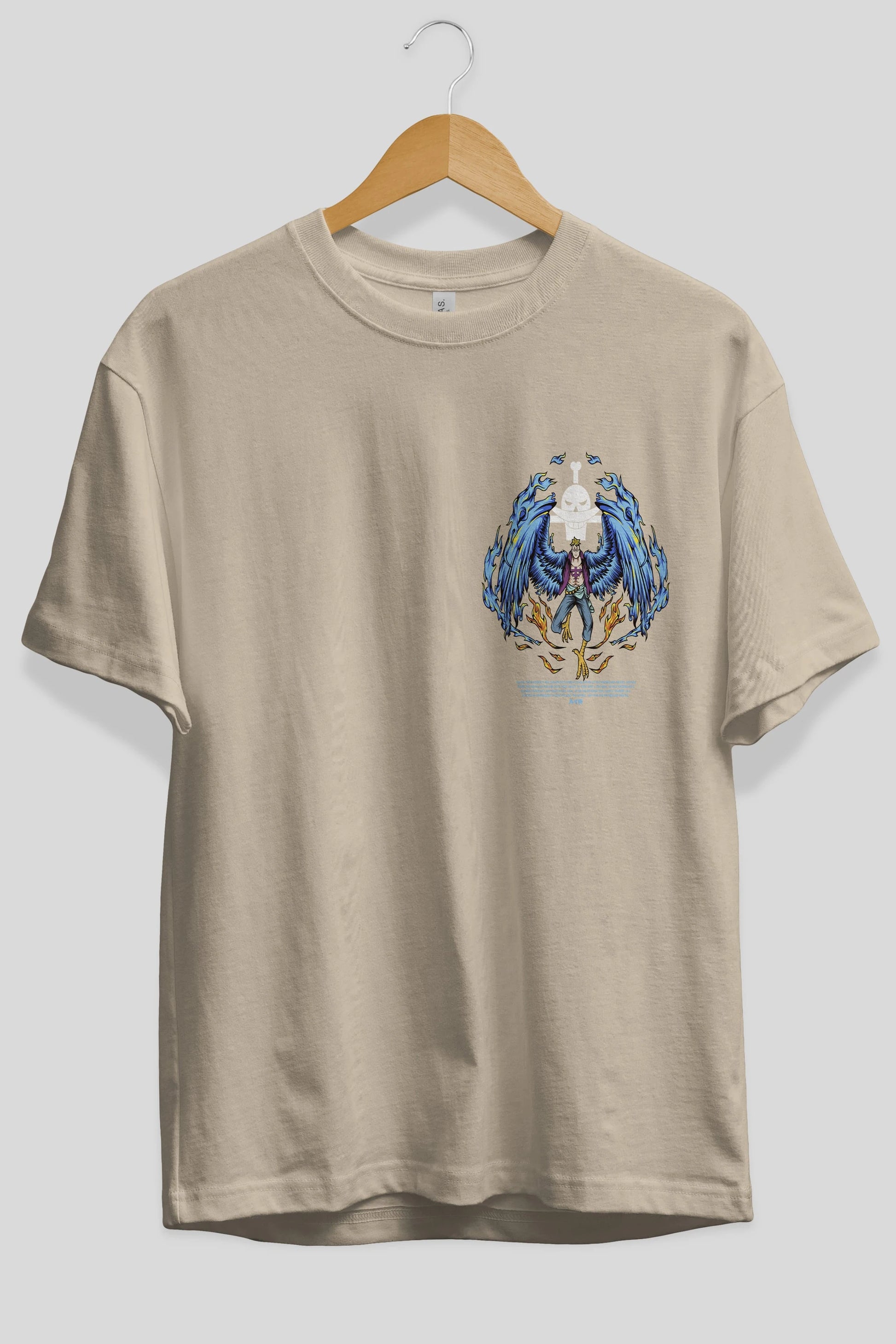 Marco Ön Sol Baskılı Oversize t-shirt Erkek Kadın Unisex %100 Pamuk Bisiklet Yaka tişort