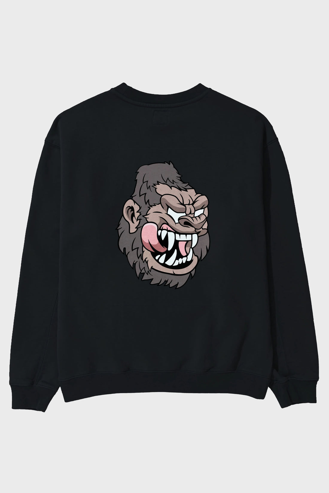 Big Gorilla Arka Baskılı Oversize Sweatshirt Erkek Kadın Unisex