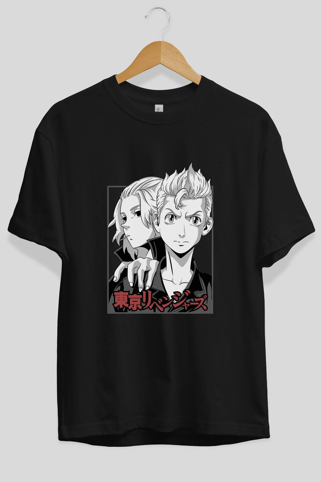 TOKYO REVENGERS Anime Ön Baskılı Oversize t-shirt %100 pamuk Erkek Kadın Unisex