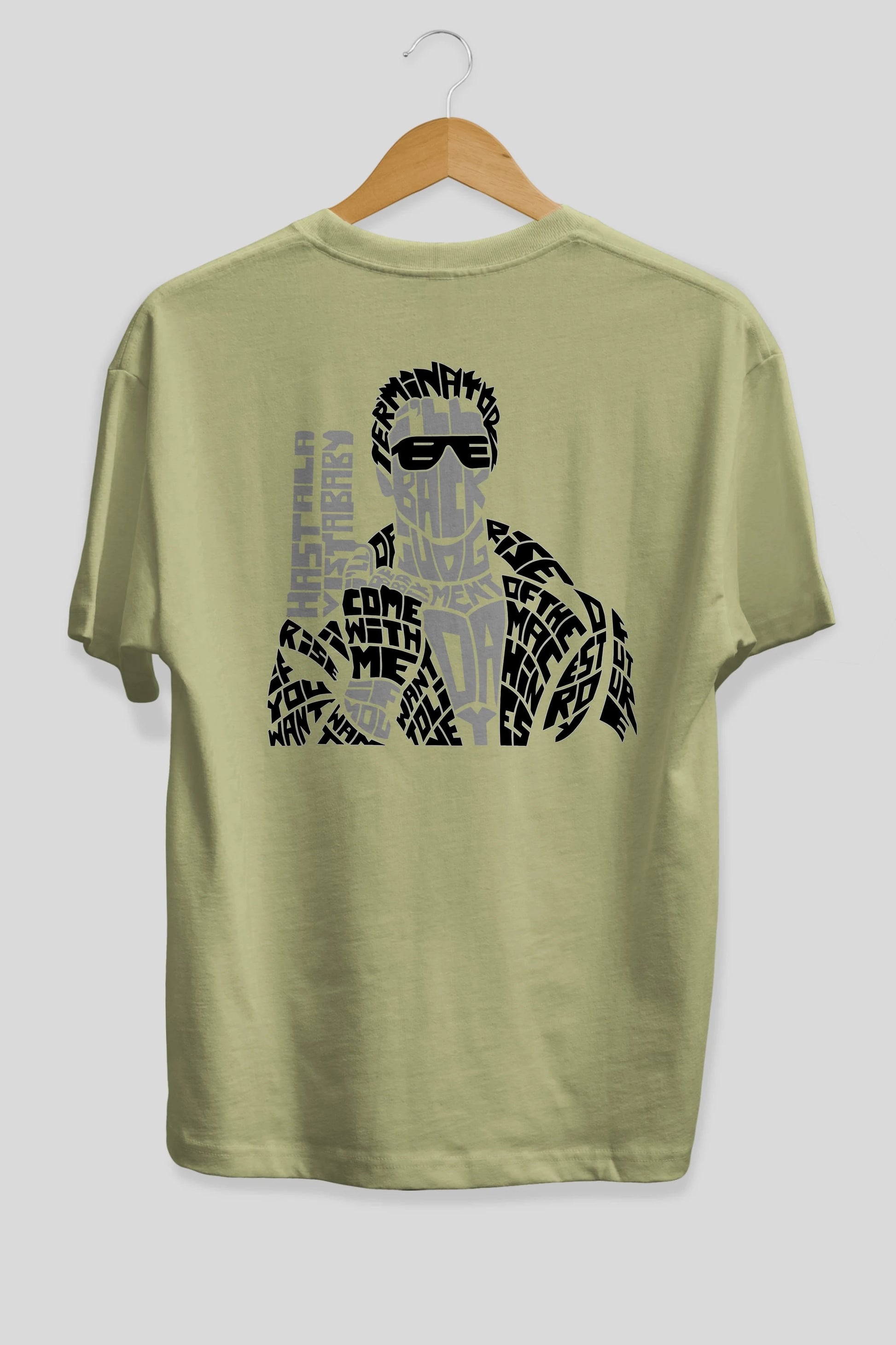 I_ll Be Back Arka Baskılı Oversize t-shirt %100 pamuk Erkek Kadın Unisex