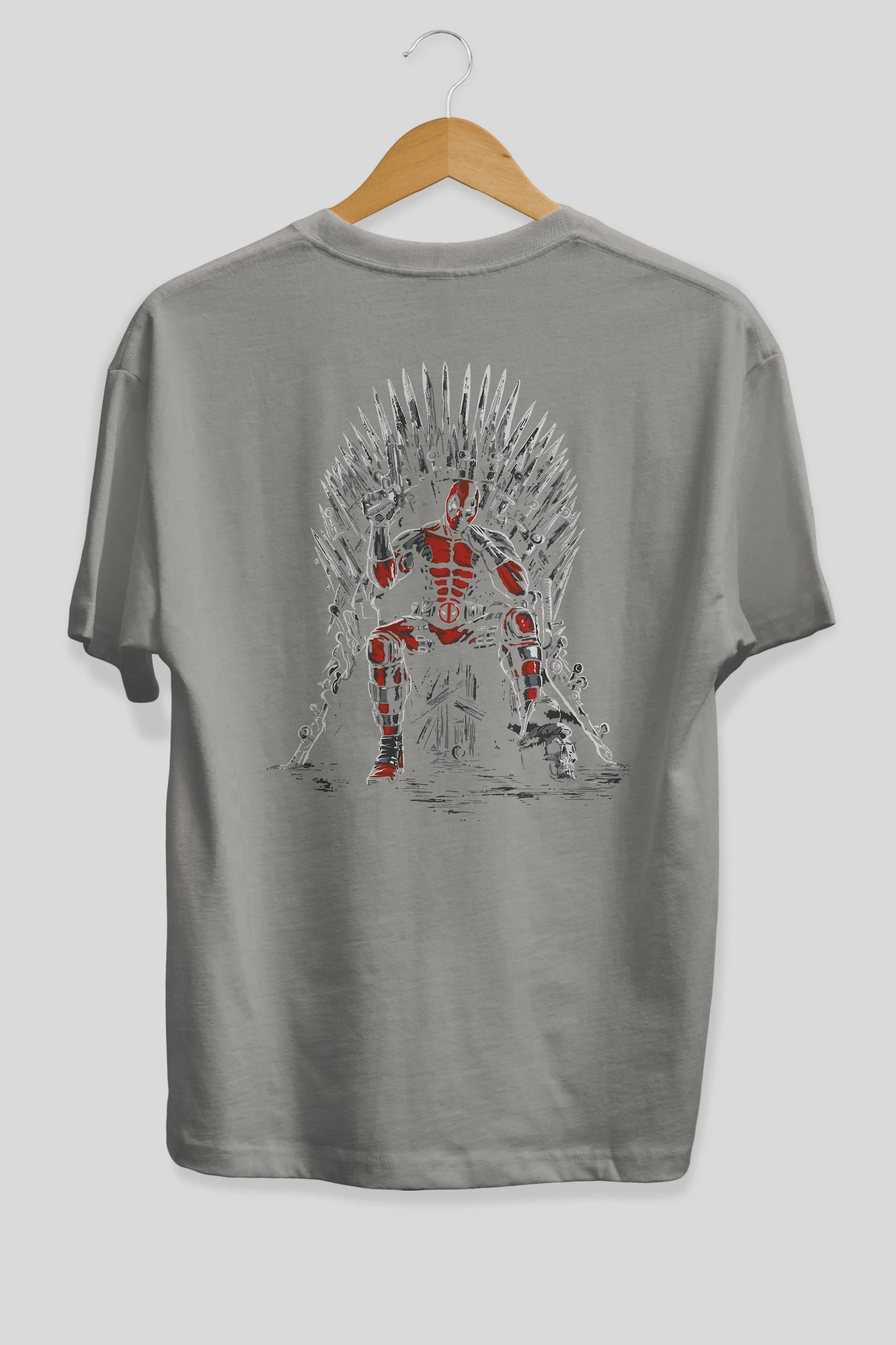 Deadpool (6) Arka Baskılı Oversize t-shirt Erkek Kadın Unisex %100 Pamuk Bisiklet Yaka tişort