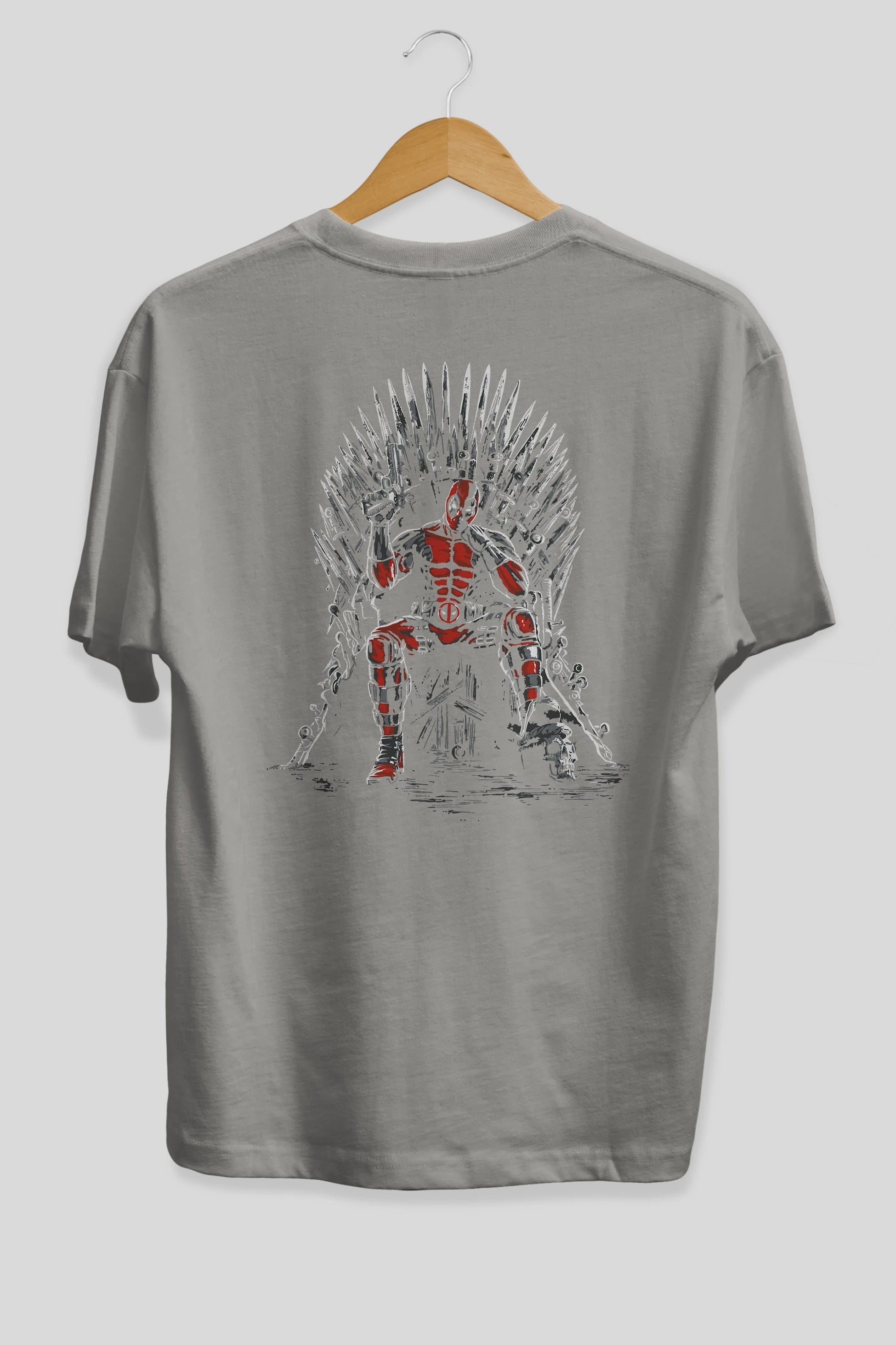 Deadpool (6) Arka Baskılı Oversize t-shirt Erkek Kadın Unisex %100 Pamuk Bisiklet Yaka tişort