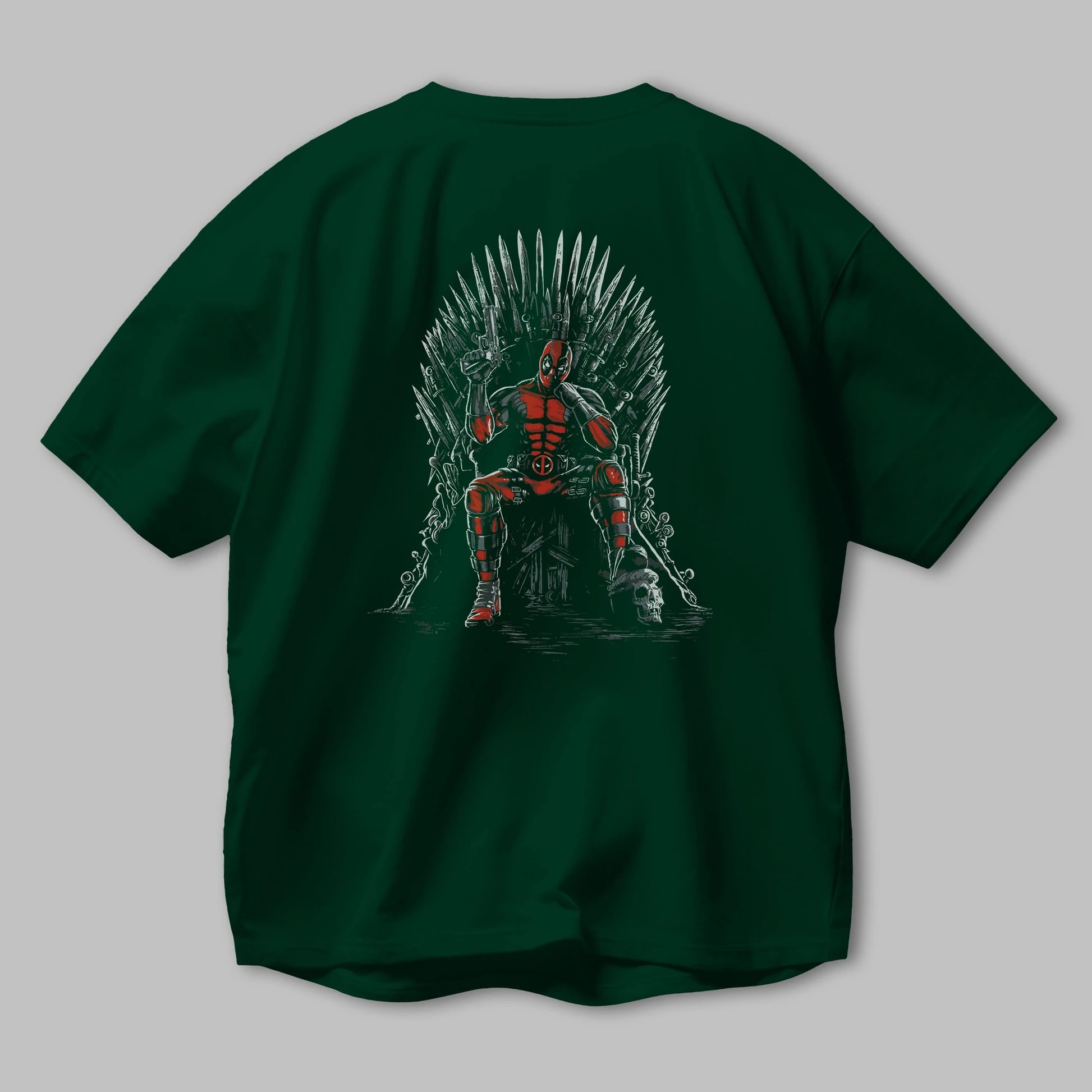 Deadpool (6) Arka Baskılı Oversize t-shirt Erkek Kadın Unisex %100 Pamuk Bisiklet Yaka tişort