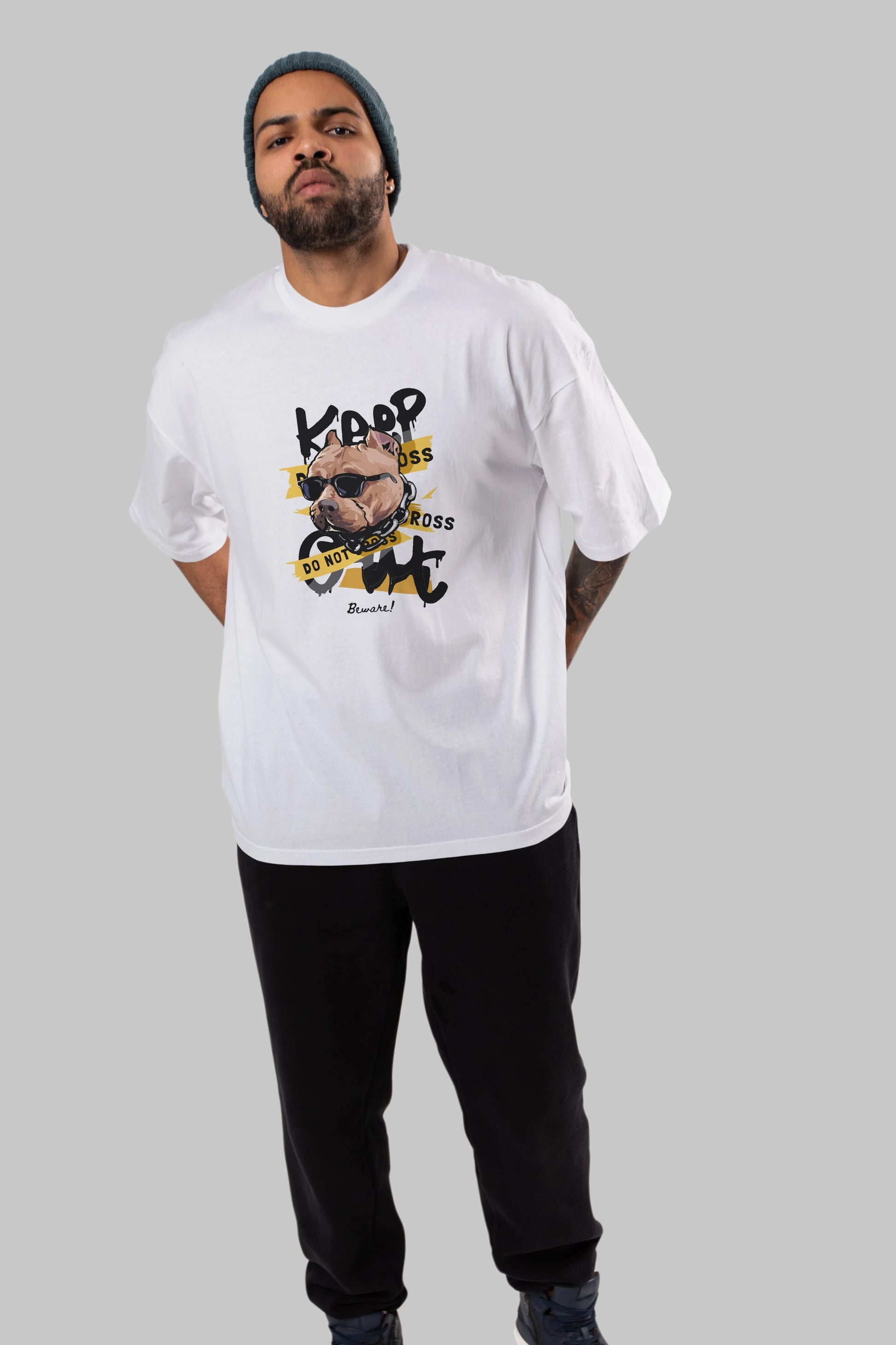 Teddy Bear Keep Ön Baskılı Oversize t-shirt Erkek Kadın Unisex %100 Pamuk