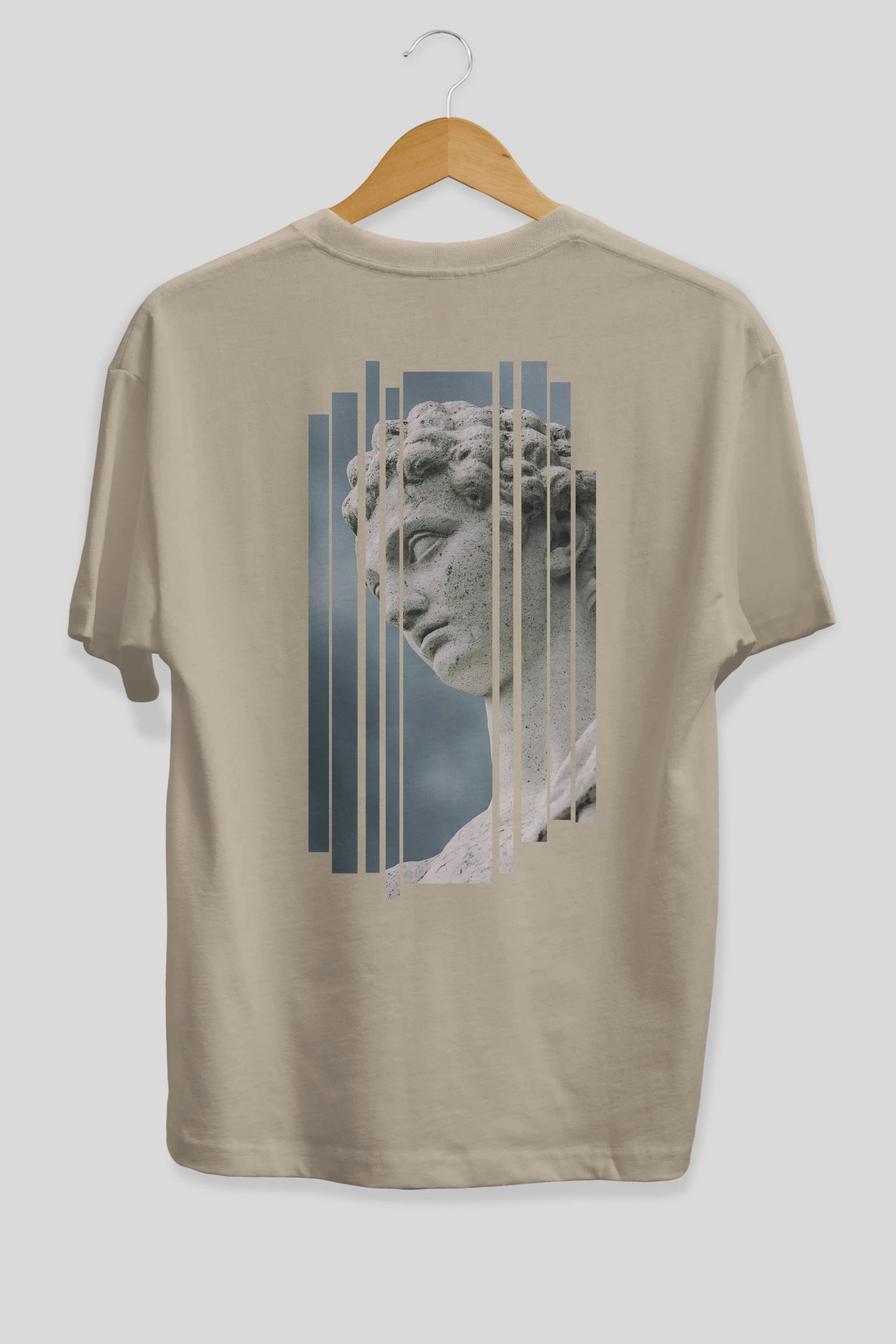 Aesthetic Sculpture Art Arka Baskılı Oversize t-shirt Erkek Kadın Unisex