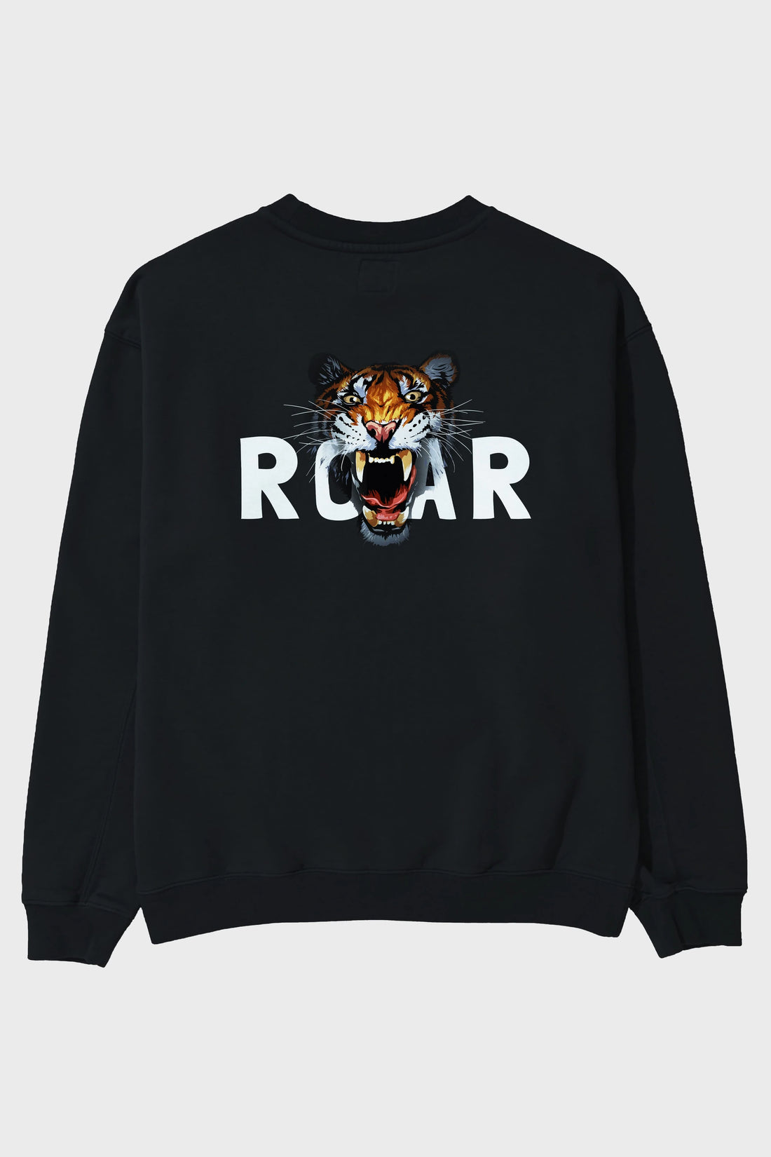 Teddy Bear Roar Arka Baskılı Oversize Sweatshirt Erkek Kadın Unisex