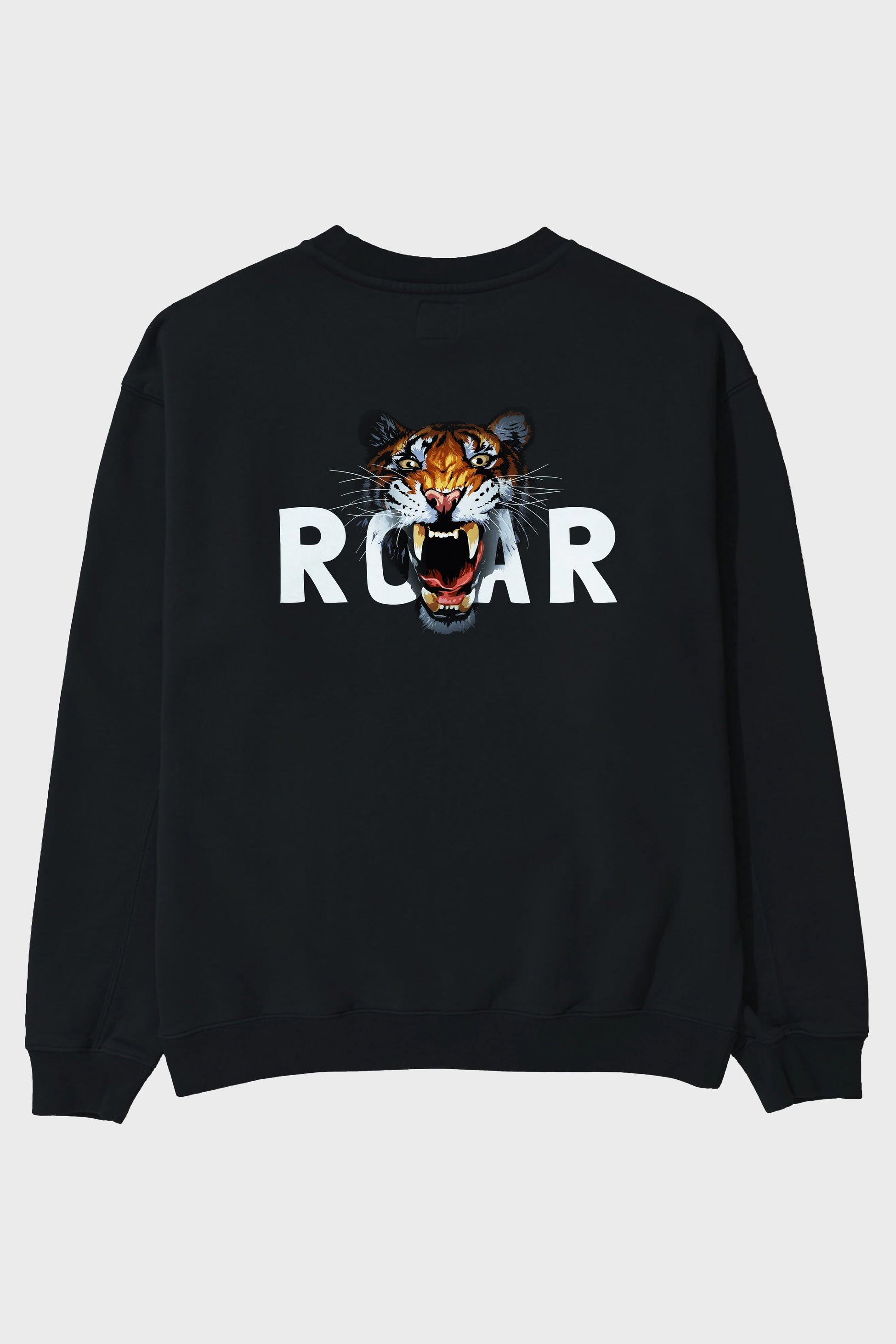 Teddy Bear Roar Arka Baskılı Oversize Sweatshirt Erkek Kadın Unisex