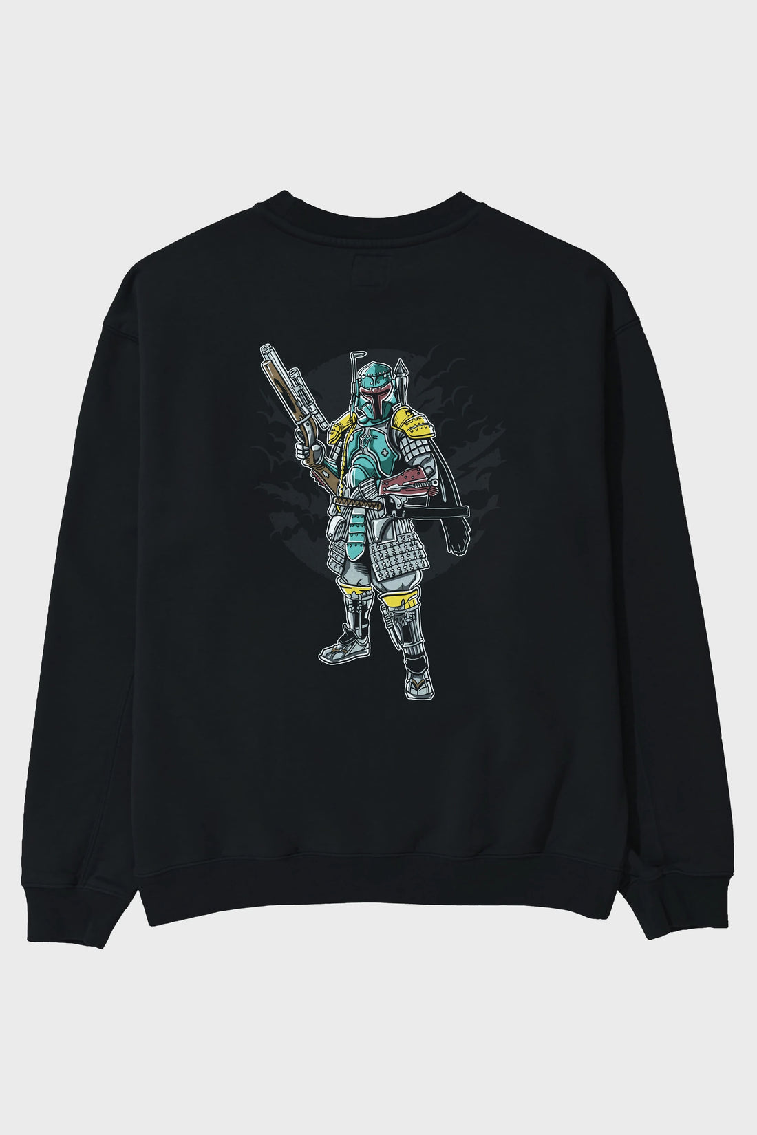 Ronin Hunter Arka Baskılı Oversize Sweatshirt Erkek Kadın Unisex