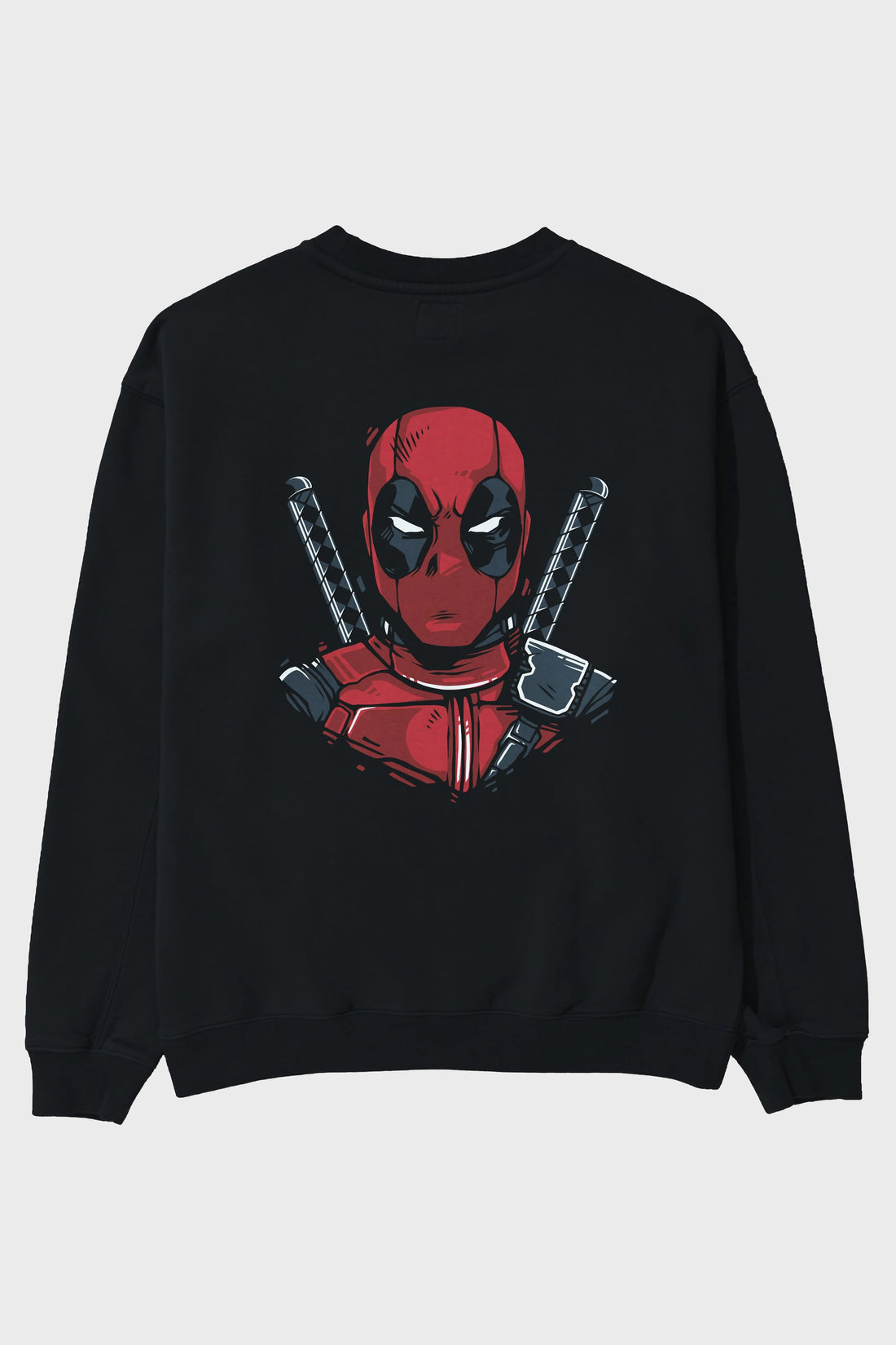 Deadpool (4) Arka Baskılı Oversize Sweatshirt Erkek Kadın Unisex