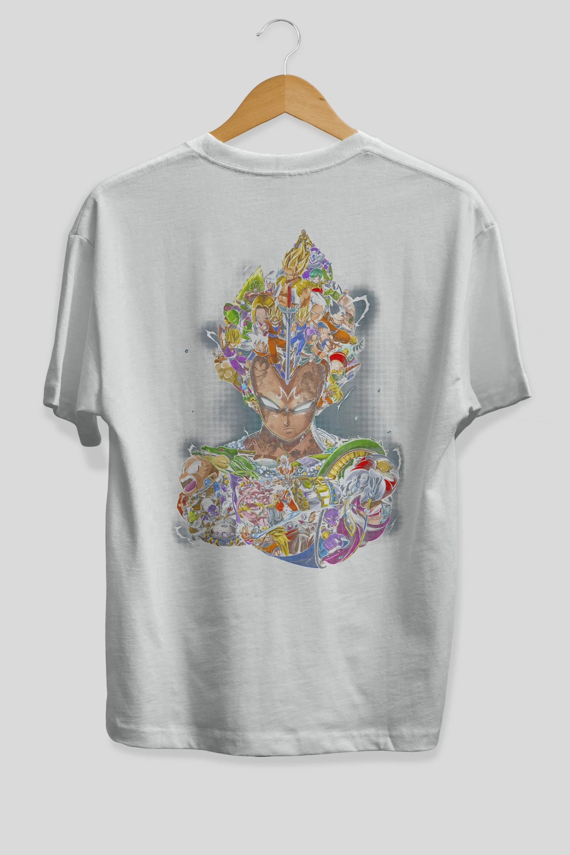 DRAGON BALL ART (3) Anime Arka Baskılı Oversize t-shirt Erkek Kadın Unisex