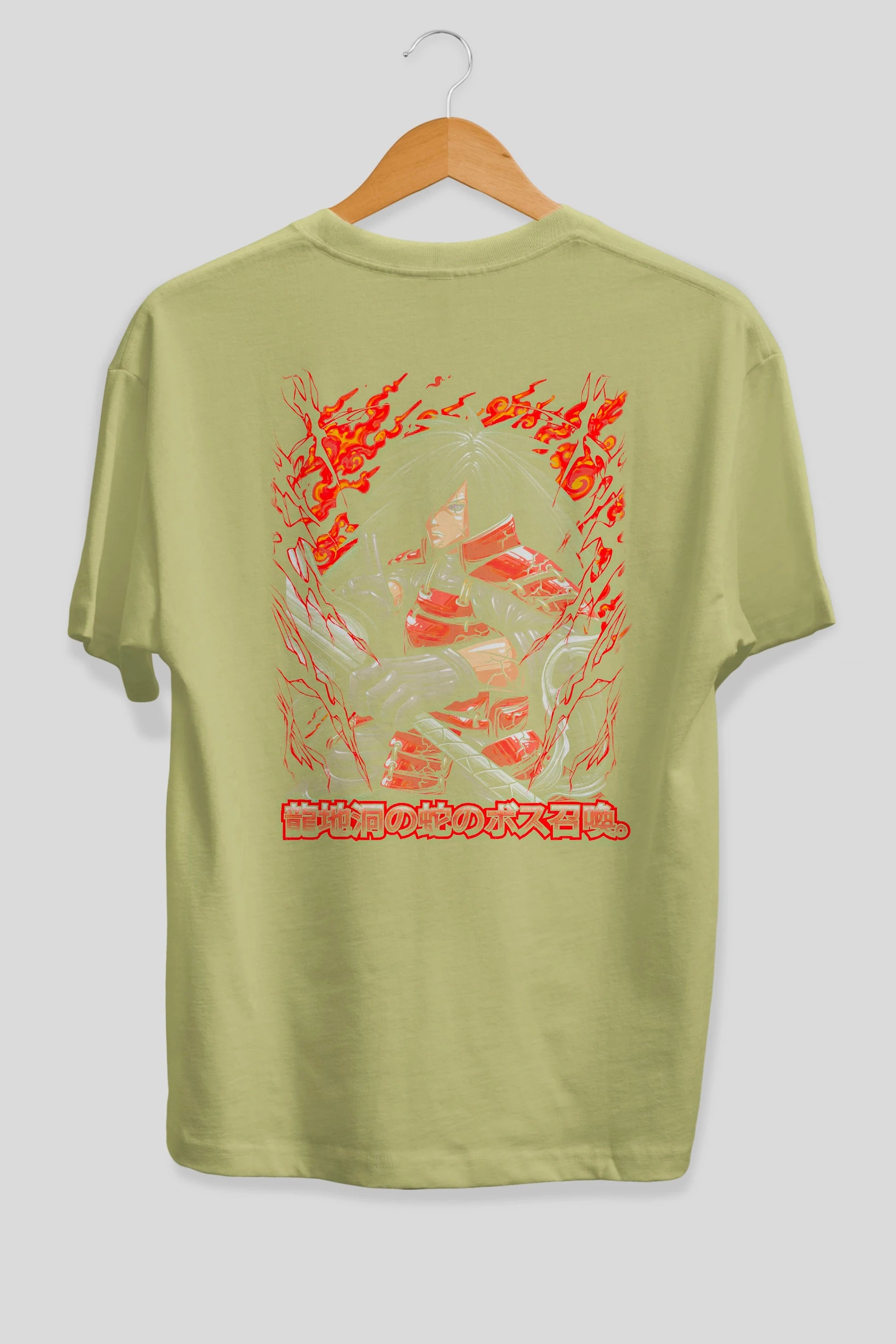 NARUTO (12) Anime Arka Baskılı Oversize t-shirt Erkek Kadın Unisex