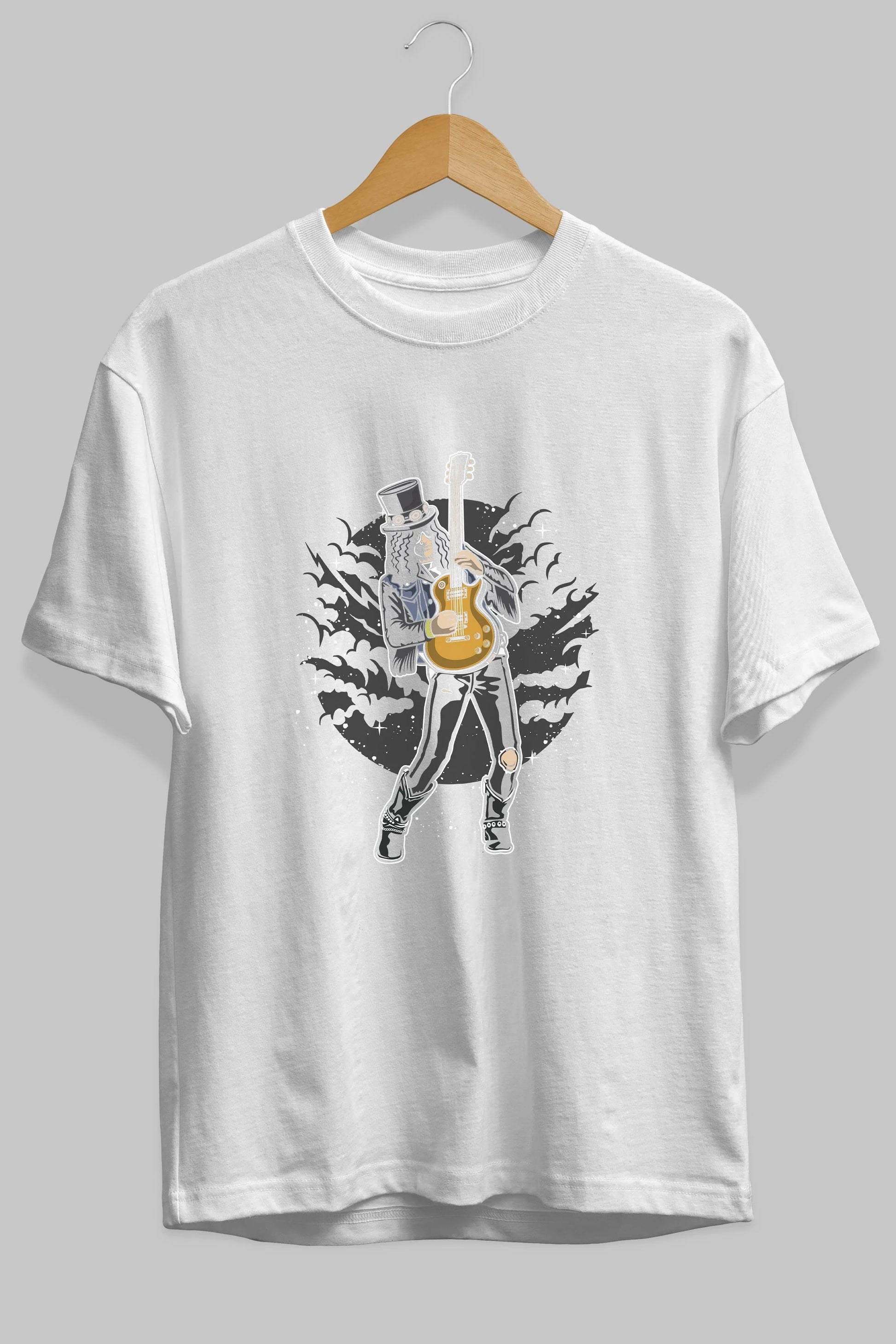 SLASH Ön Baskılı Oversize t-shirt Erkek Kadın Unisex %100 Pamuk tişort