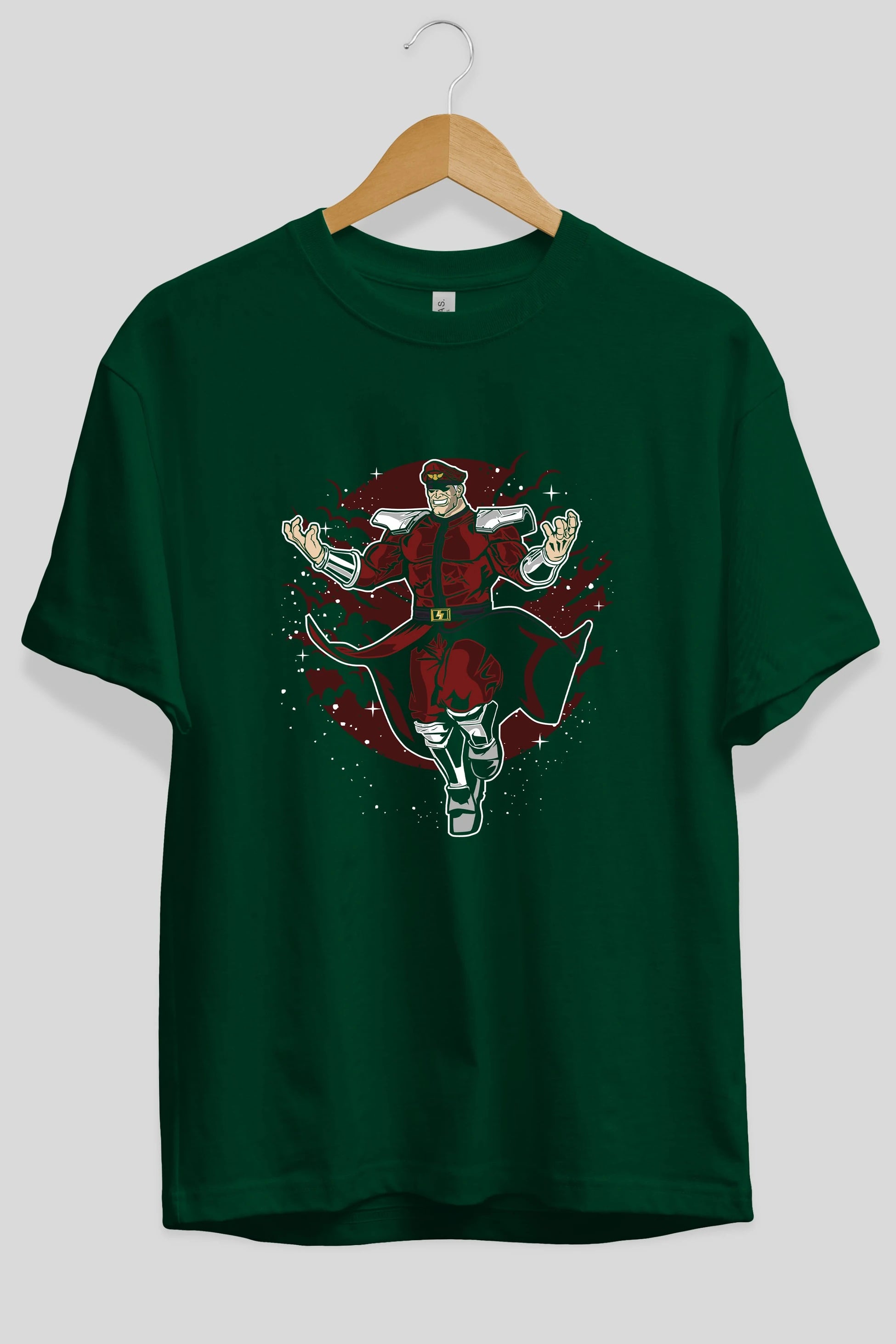 M BISON Ön Baskılı Oversize t-shirt Erkek Kadın Unisex %100 Pamuk tişort