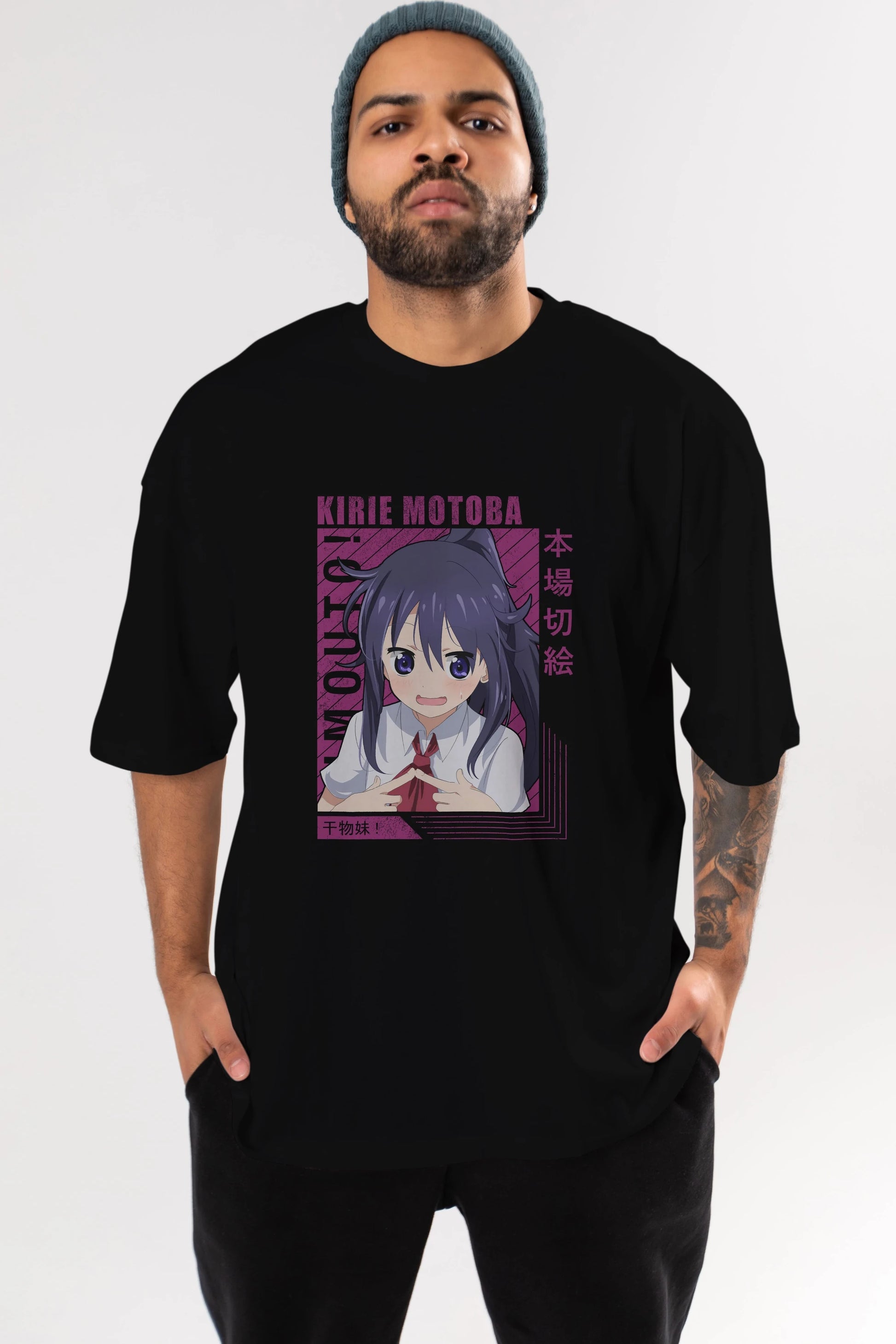 Kirie Motoba 4 Anime Ön Baskılı Oversize t-shirt %100 pamuk Erkek Kadın Unisex