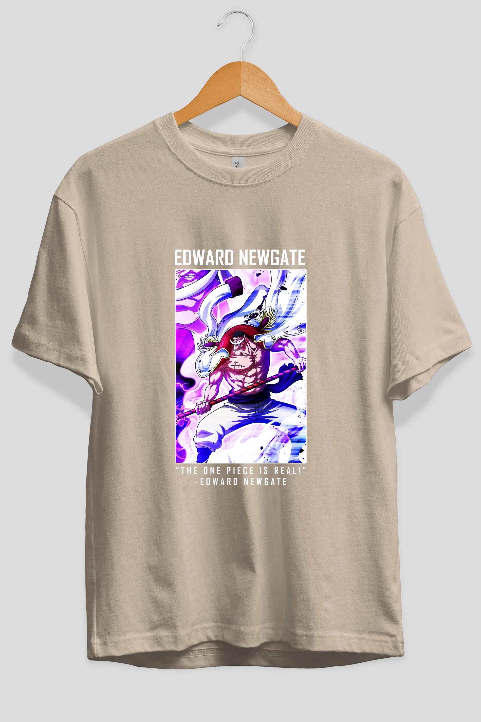 Edward Newgate Anime Ön Baskılı Oversize t-shirt Erkek Kadın Unisex