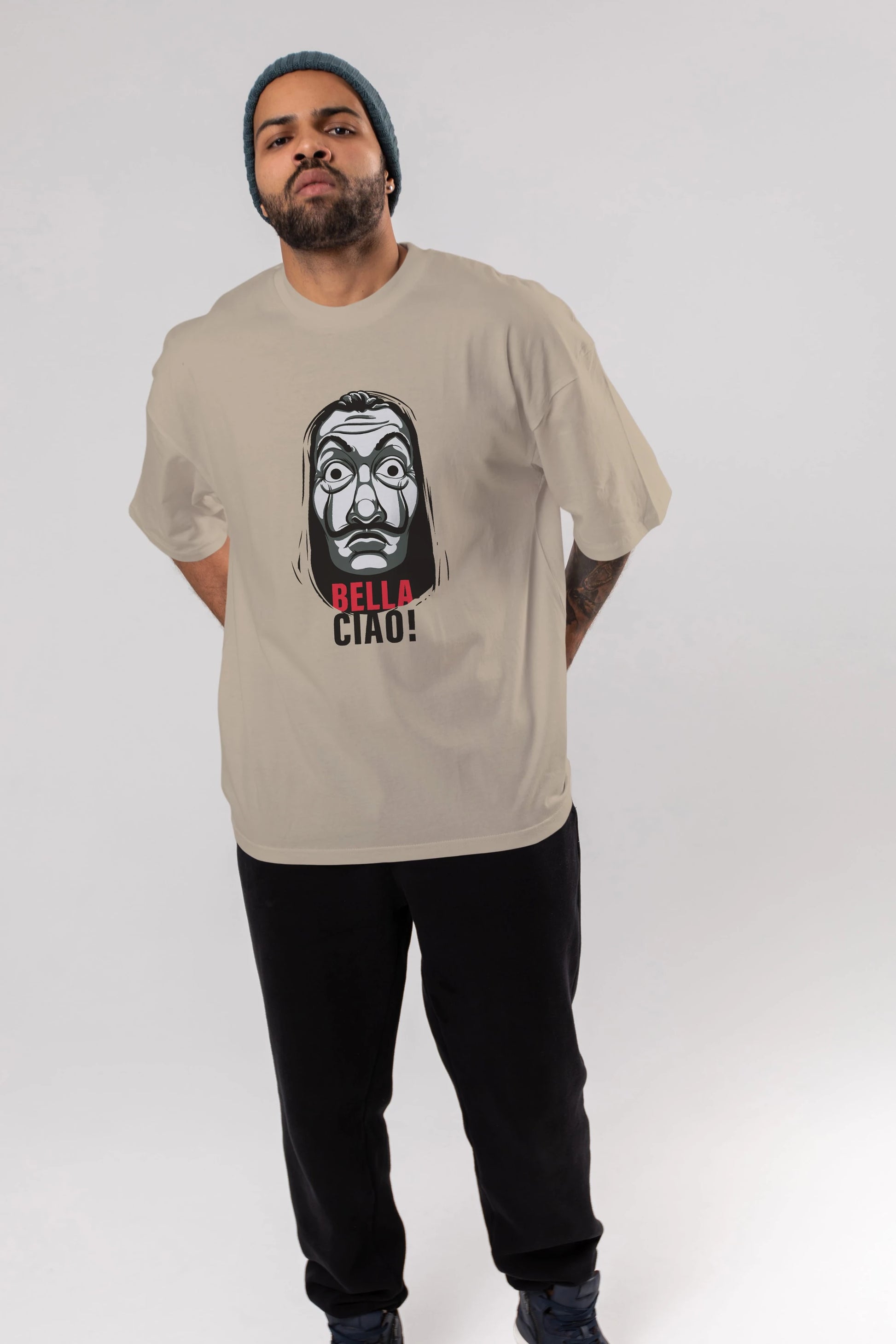 La Casa De Papel (12) Ön Baskılı Oversize t-shirt Erkek Kadın Unisex %100 Pamuk Bisiklet Yaka tişort