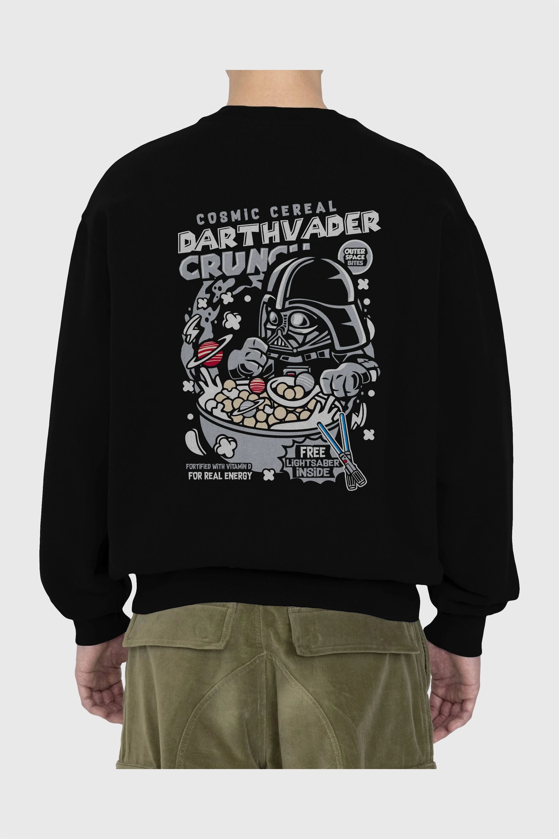 Darth Vader (2) Arka Baskılı Oversize Sweatshirt Erkek Kadın Unisex