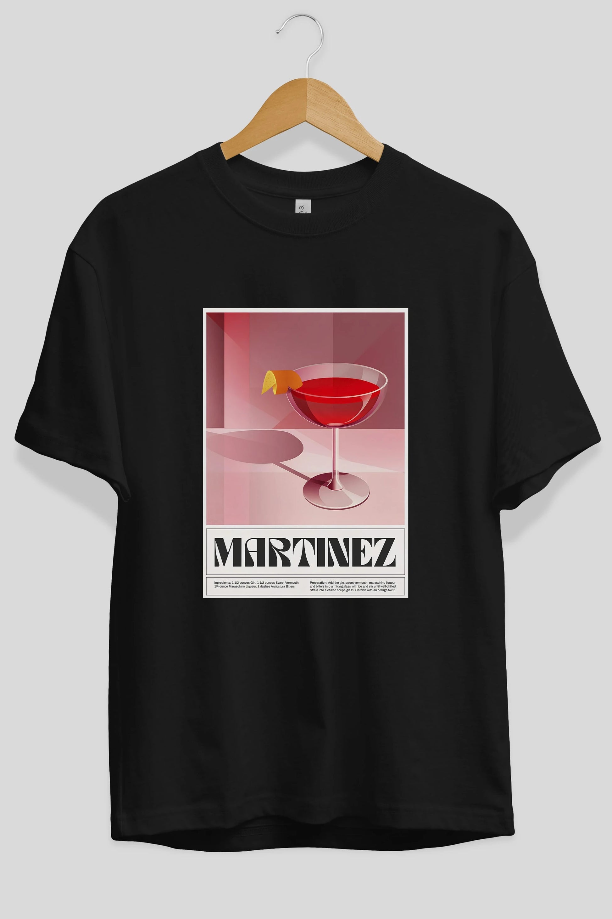 Martinez Ön Baskılı Oversize t-shirt Erkek Kadın Unisex %100 Pamuk Bisiklet Yaka tişort
