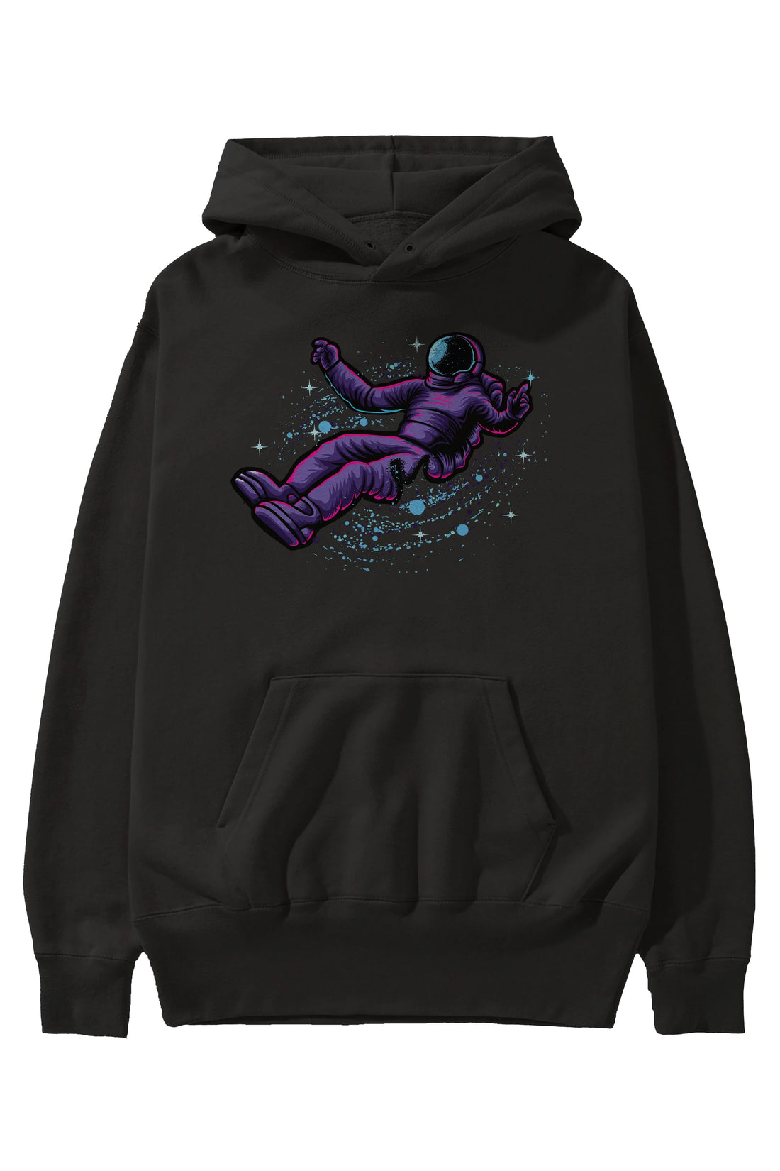 Having fun in outer space Ön Baskılı Hoodie Oversize Kapüşonlu Sweatshirt Erkek Kadın Unisex