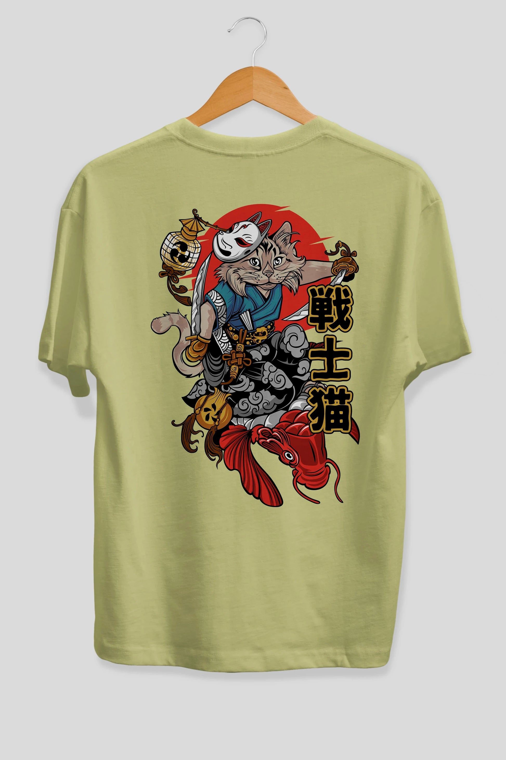 TRIBAL (2) Anime Arka Baskılı Oversize t-shirt Erkek Kadın Unisex