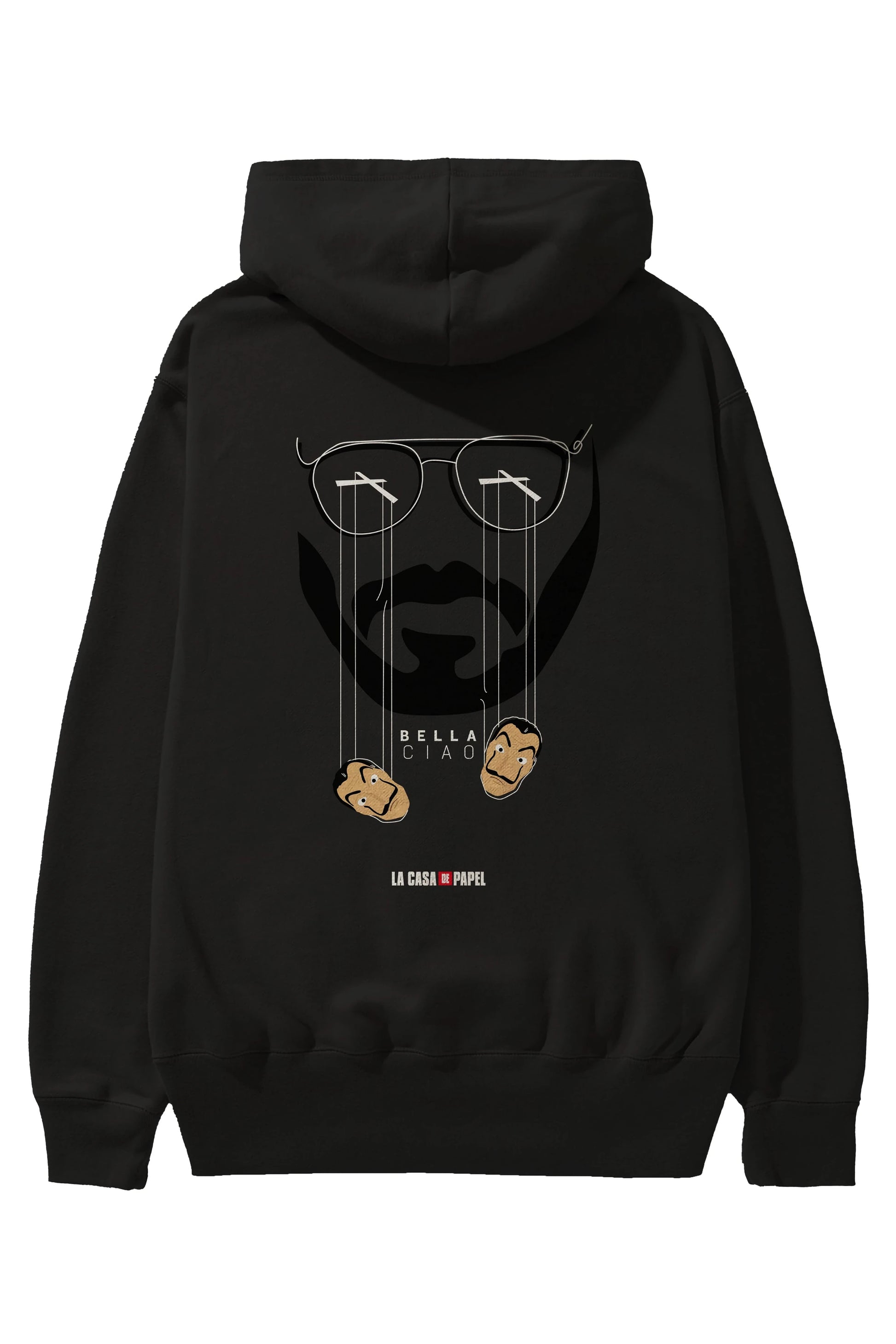 La Casa De Papel (11) Arka Baskılı Hoodie Oversize Kapüşonlu Sweatshirt Erkek Kadın Unisex